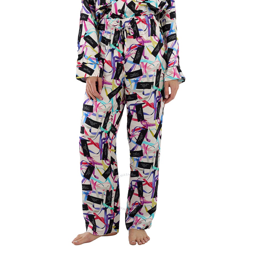 Marc Jacobs White / Multi Pajama Pants - 3