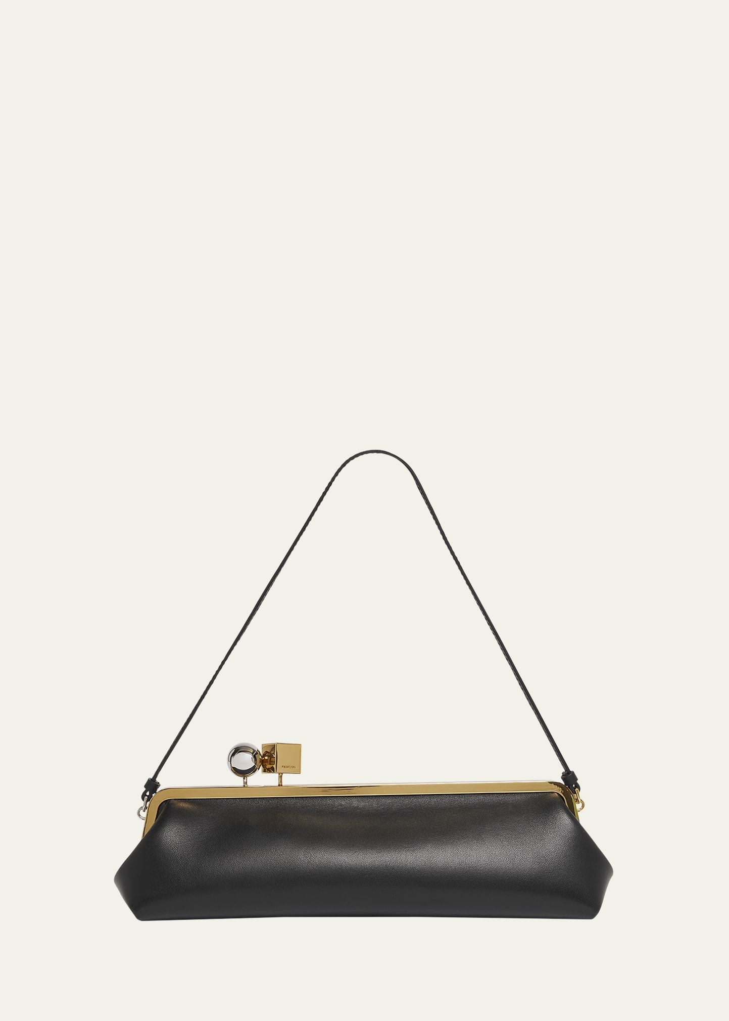 La Pochette Salon Leather Shoulder Bag - 1
