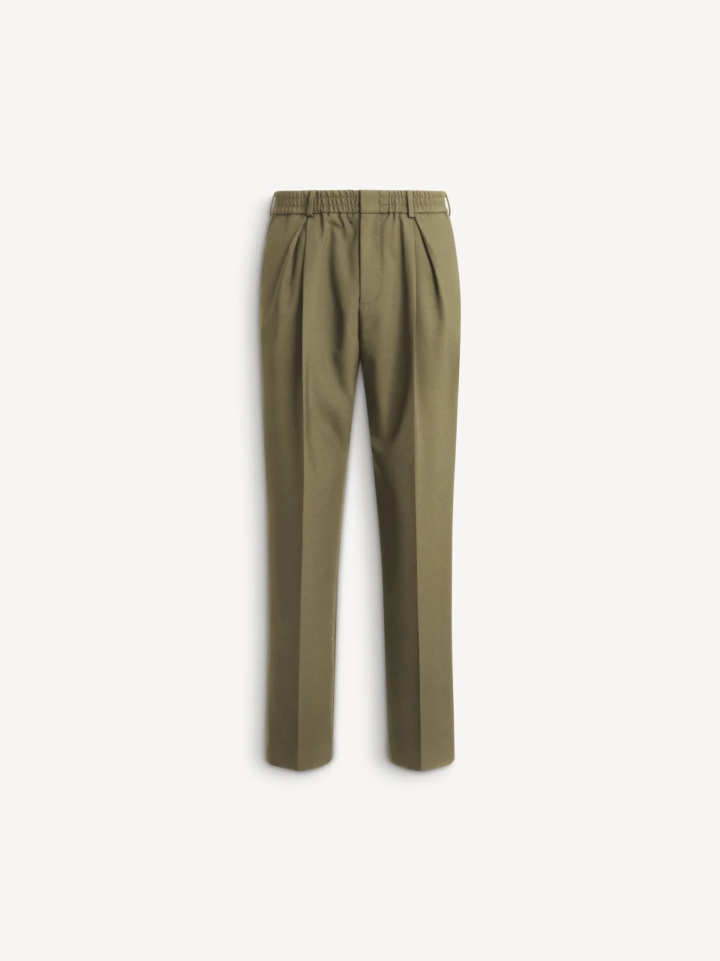 Wool trousers with elasticated waist - 1