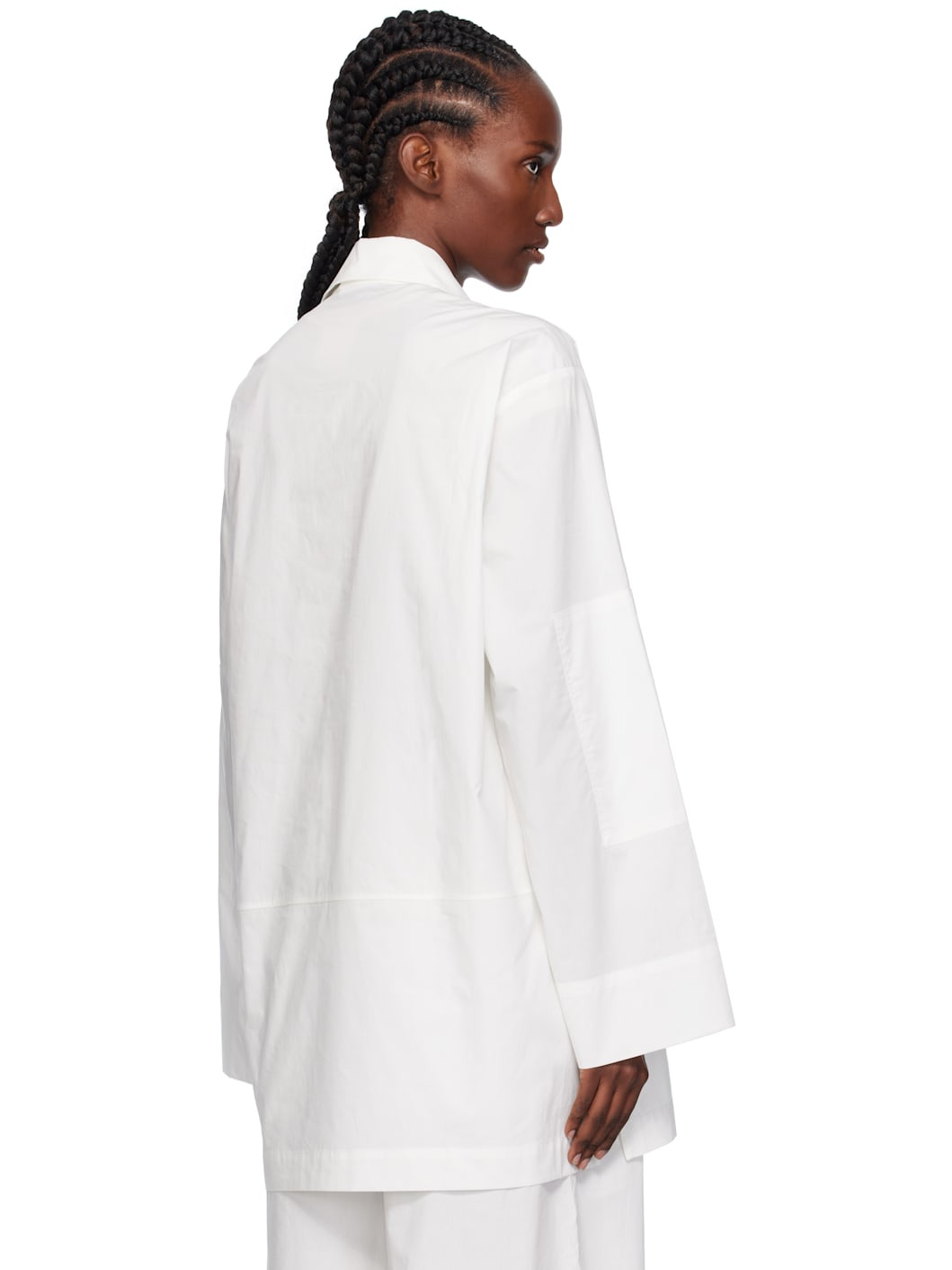 White Elemental Uma Overshirt - 3