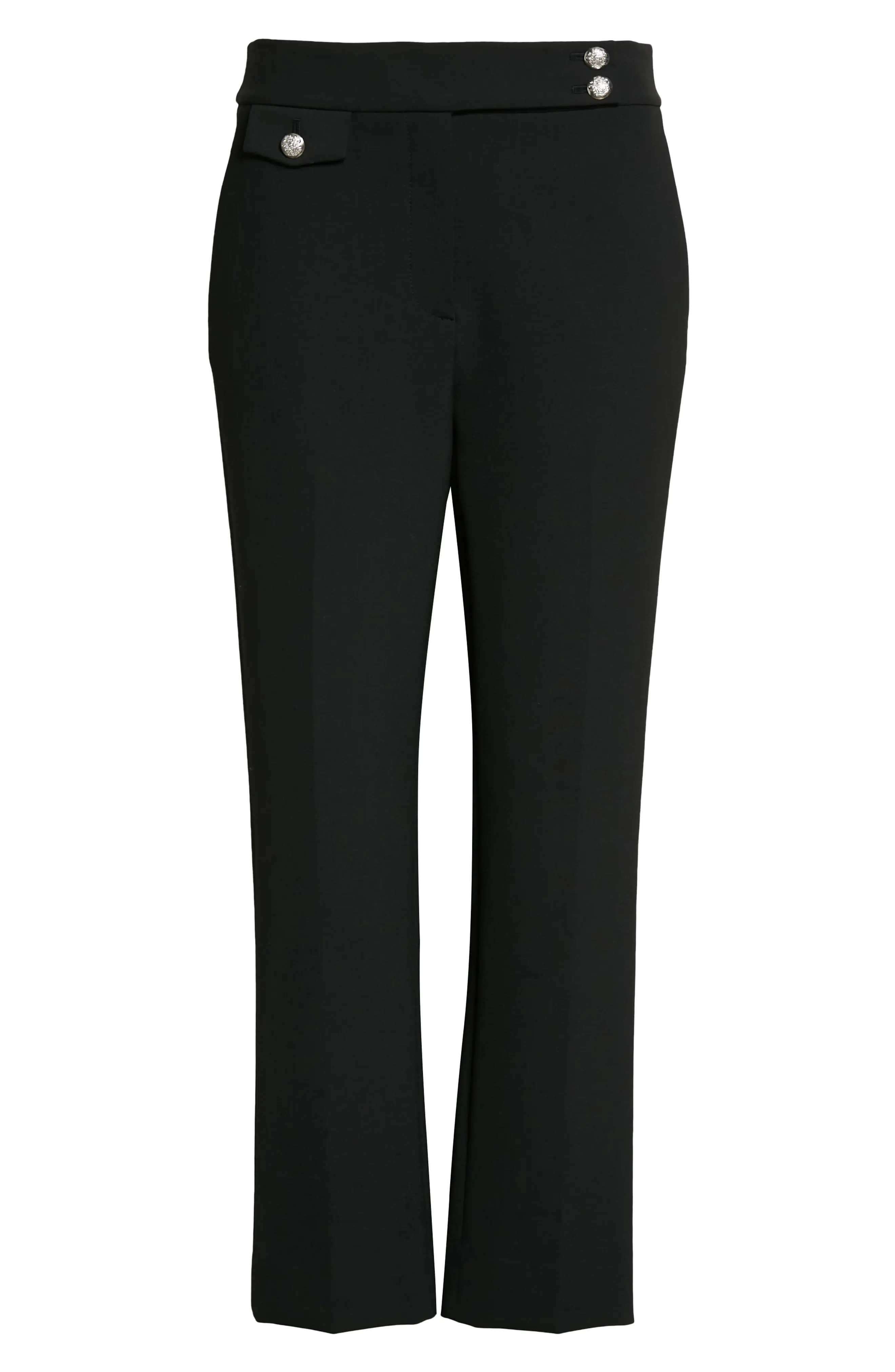 Renzo Crop Cotton Blend Trousers - 5