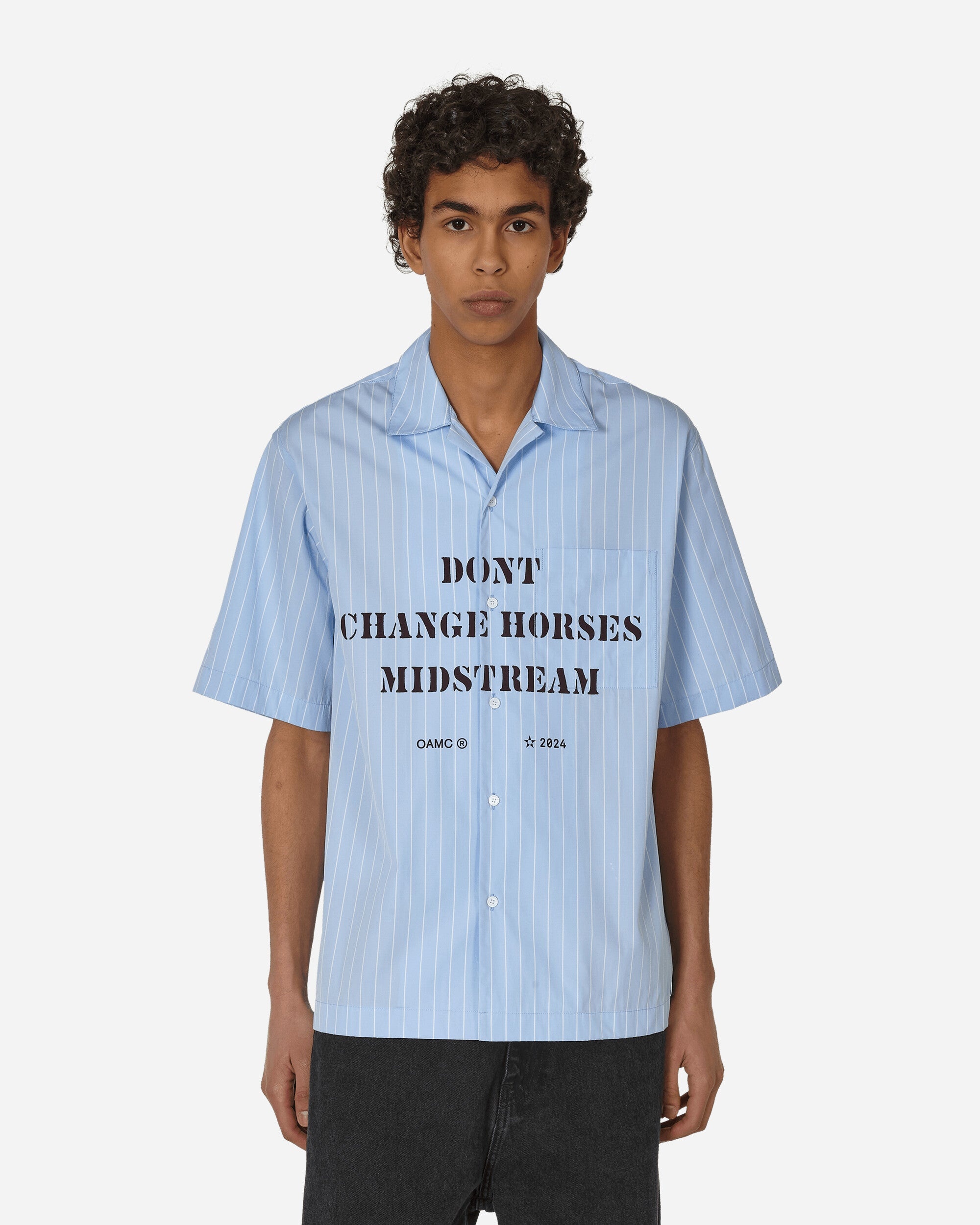 Kurt Stripes Shirt Light Blue - 1