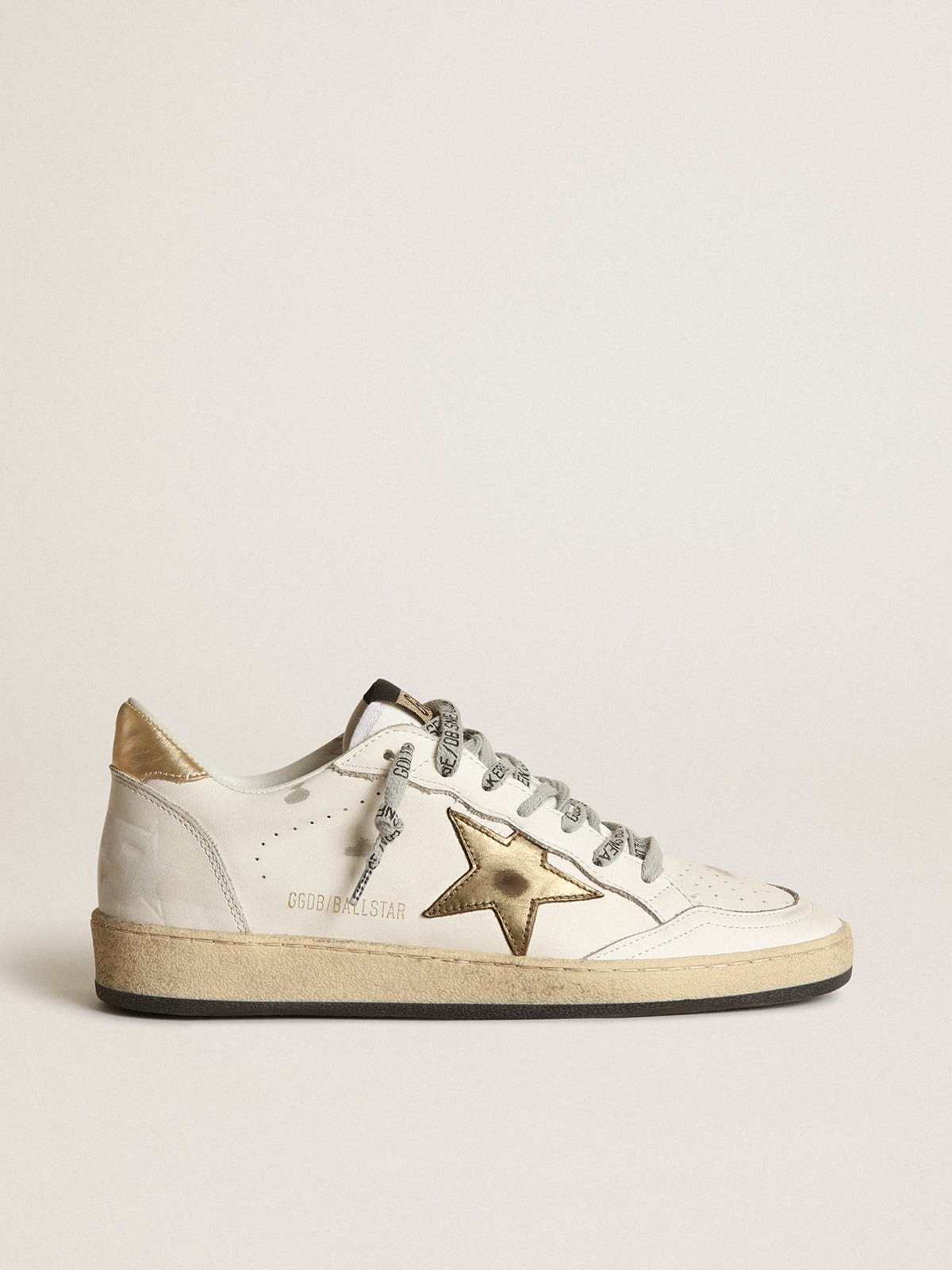 Ball Star sneakers with gold star and heel tab - 1