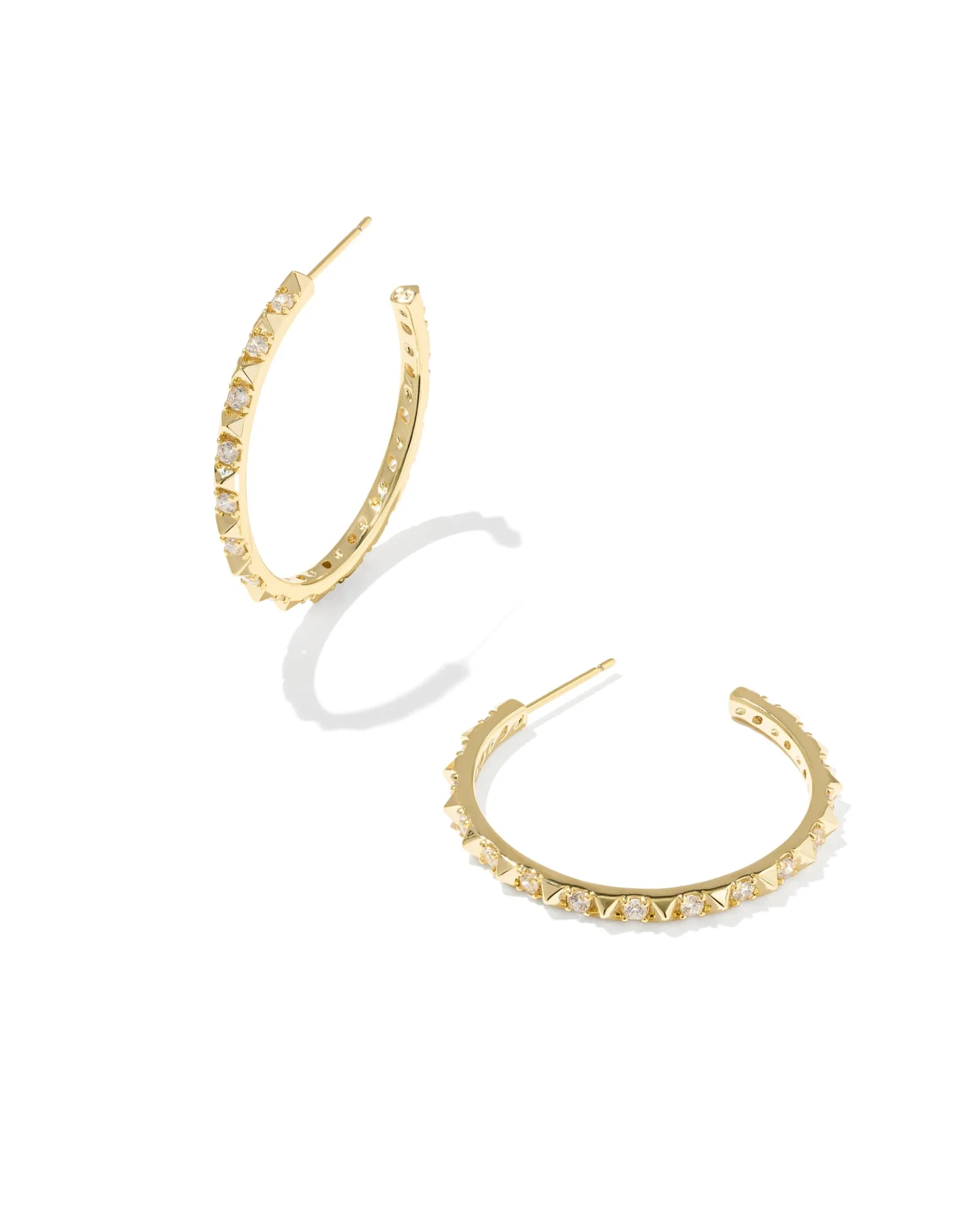 Fate Gold Hoop Earrings - 1