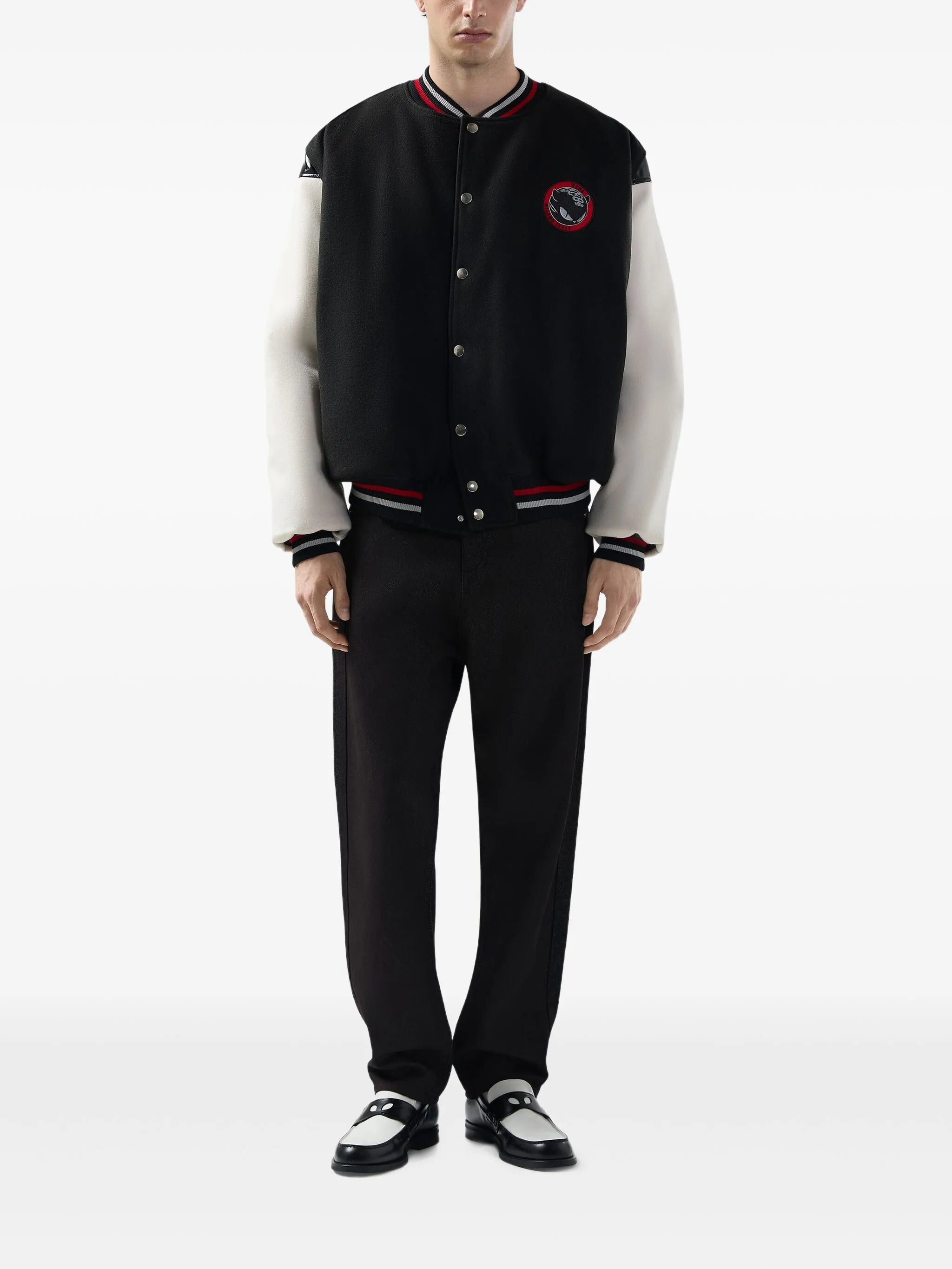 Gcds Buttoned Appliqué-detail Jacket - 4