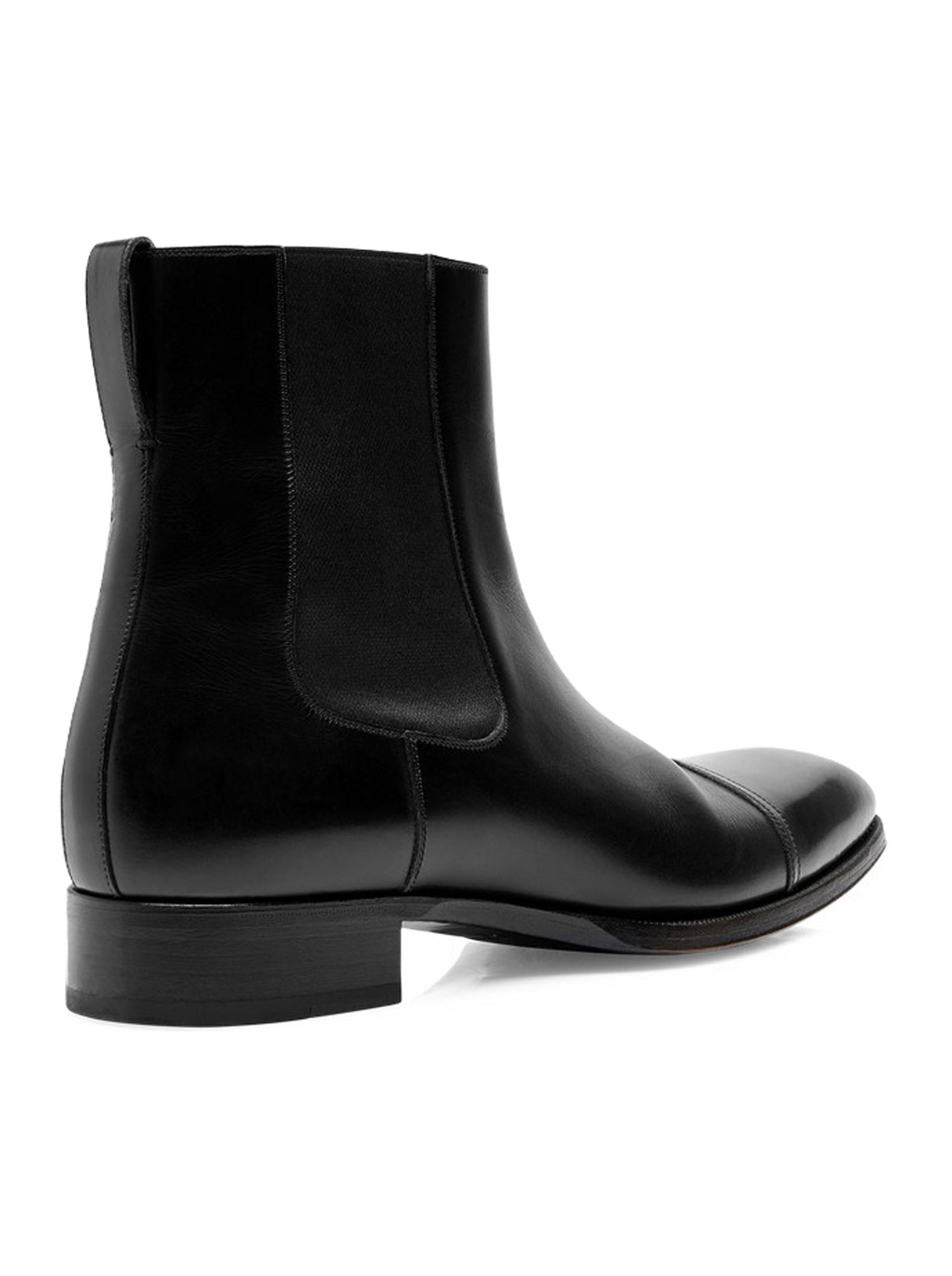 BURNISHED LEATHER ANKLE BOOTS - 4