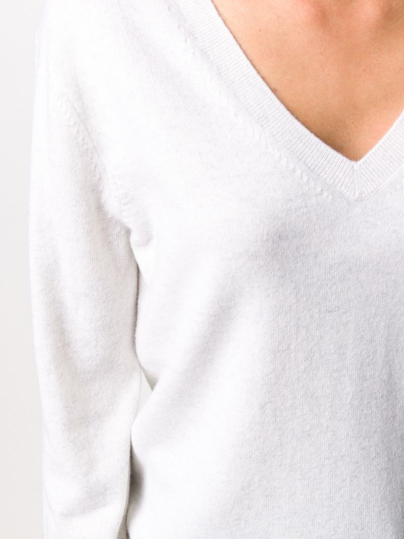 slub-texture linen sweatshirt - 9