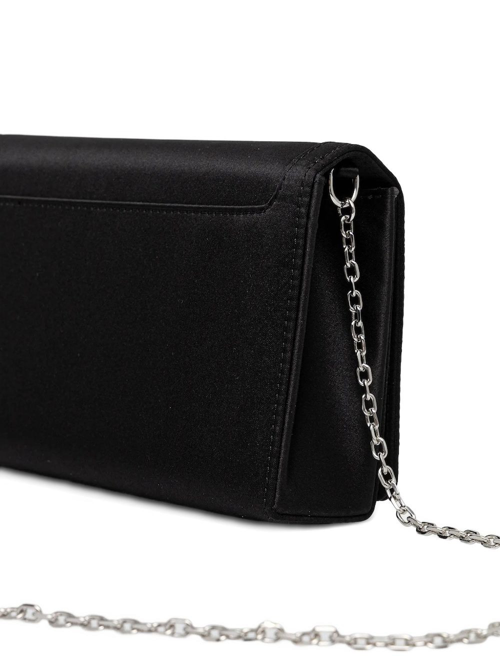 logo-plaque satin crossbody bag - 2