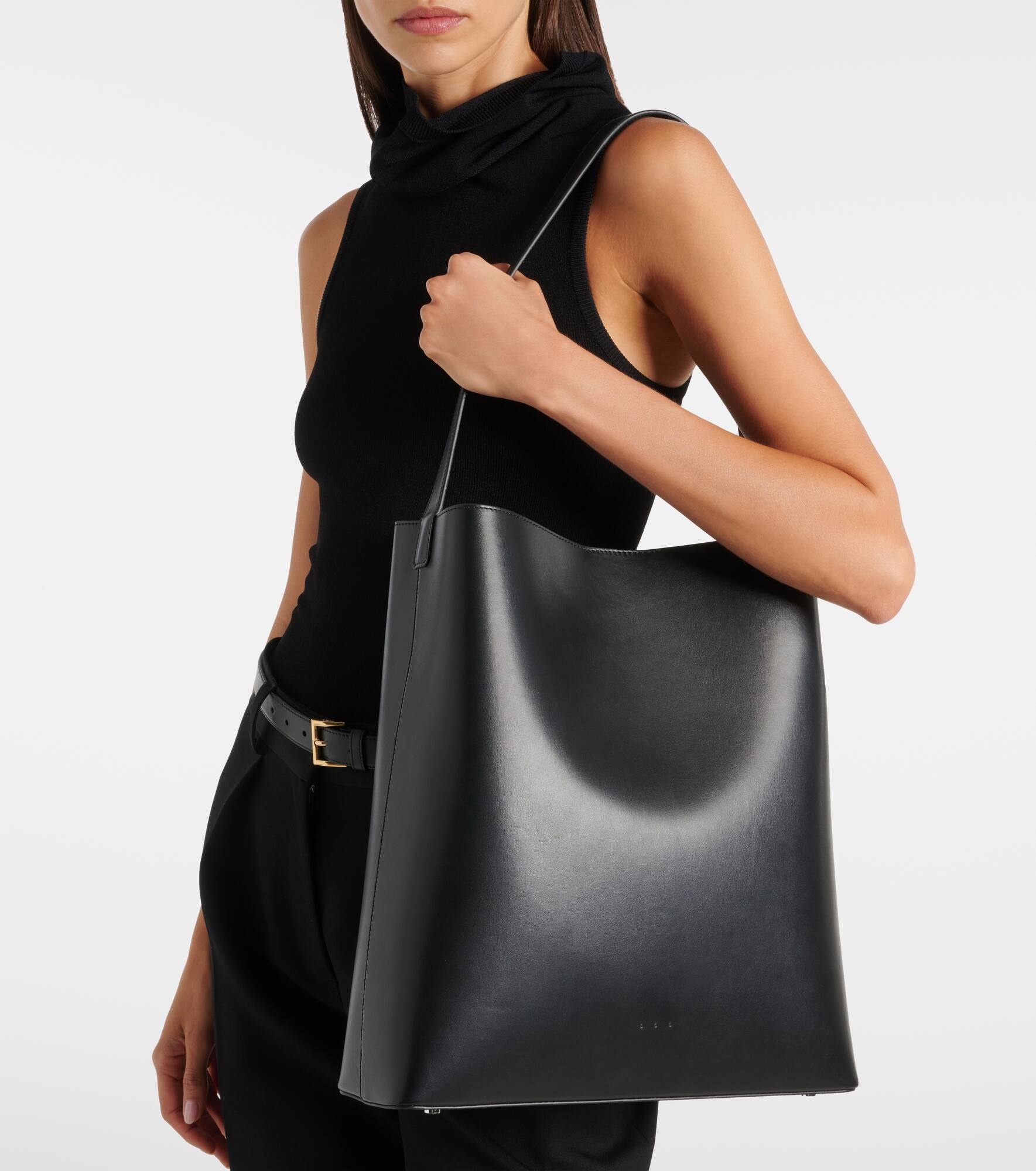 Sac Large leather tote bag - 2