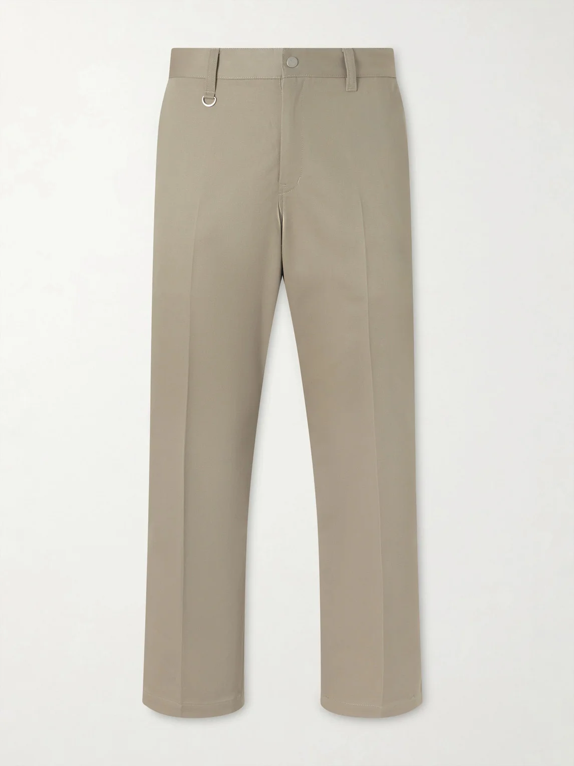 Straight-Leg Twill Trousers - 1