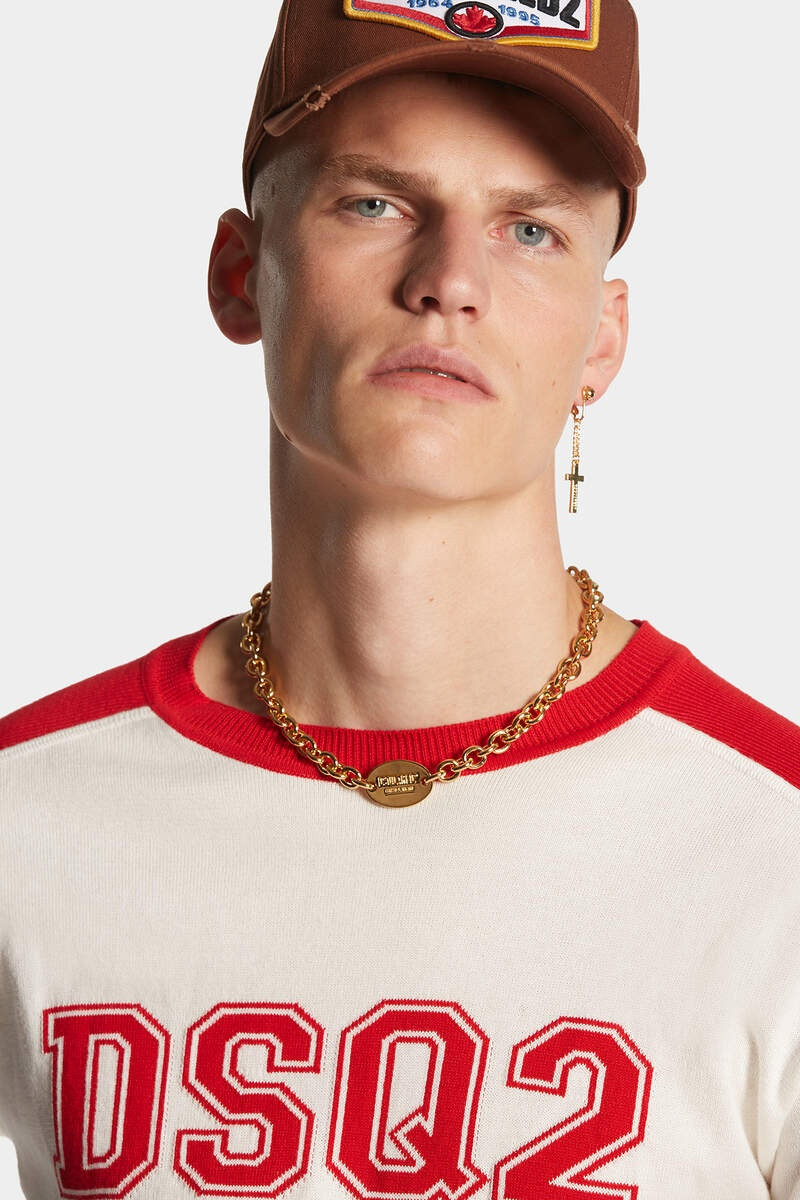 DSQ2 64 KNIT CREWNECK PULLOVER 6