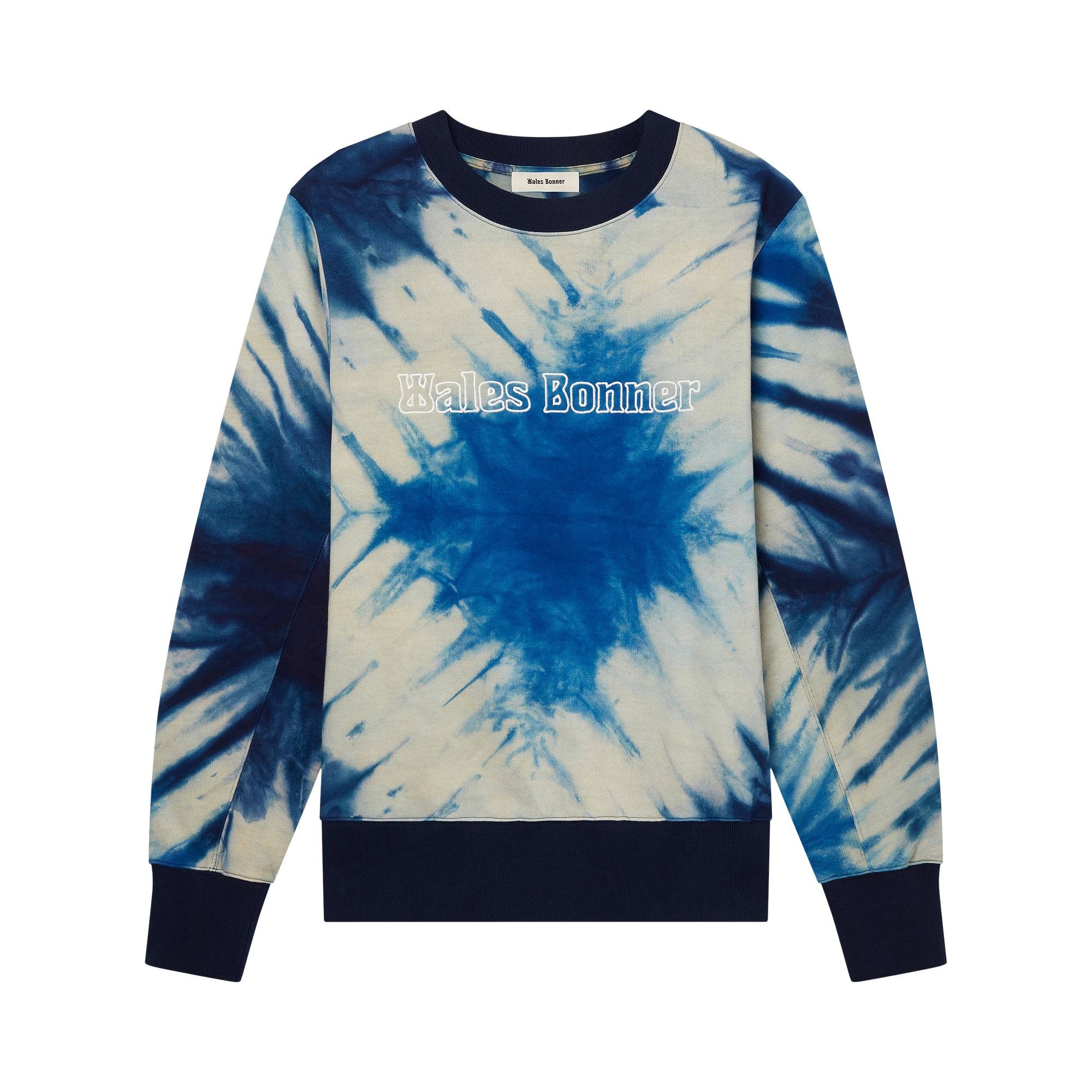 WALES BONNER｜SWEATSHIRTS (Tie Dye Fleece Original Sweat Buy Wales Bonner Tie Dye Fleece Original Sweatshirt 'Blue