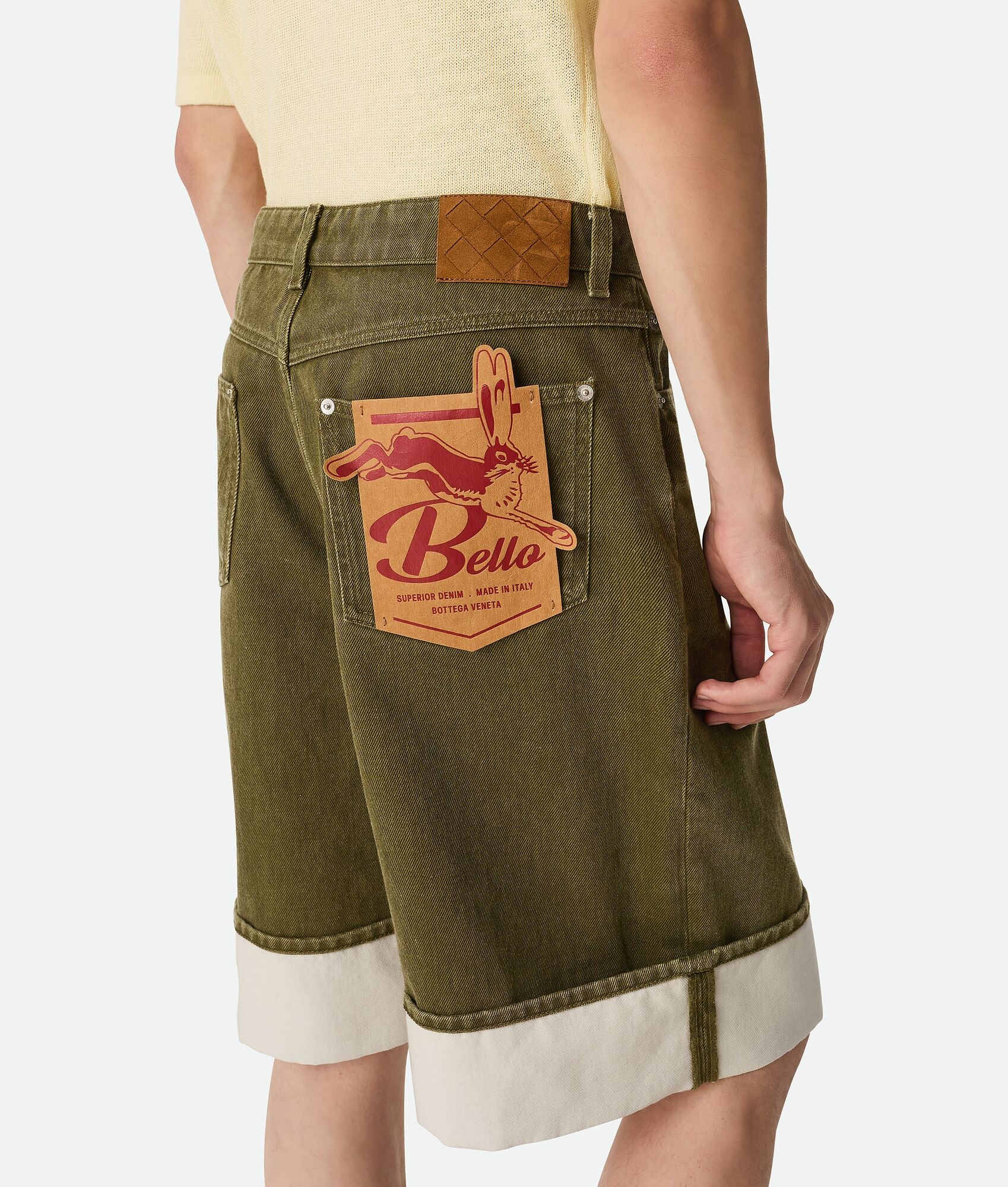 Colored Denim Shorts - 4