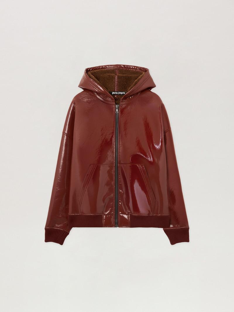 Curved Logo Vinyl Bomber 1