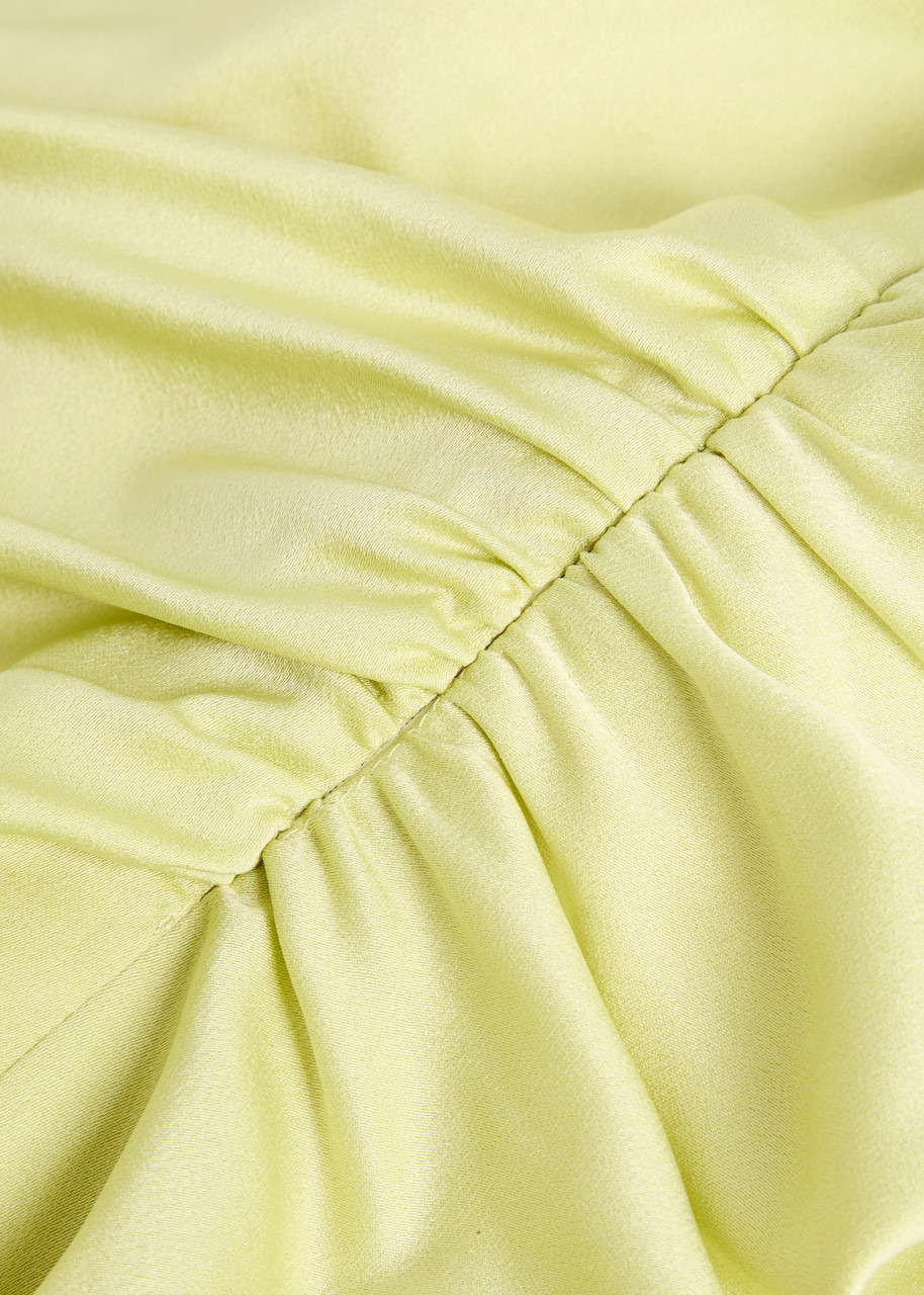 Simkhai Burke Draped Satin Midi Dress - 5