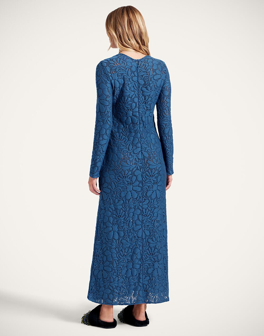 Lacey Long Sleeve Swing Dress - 5