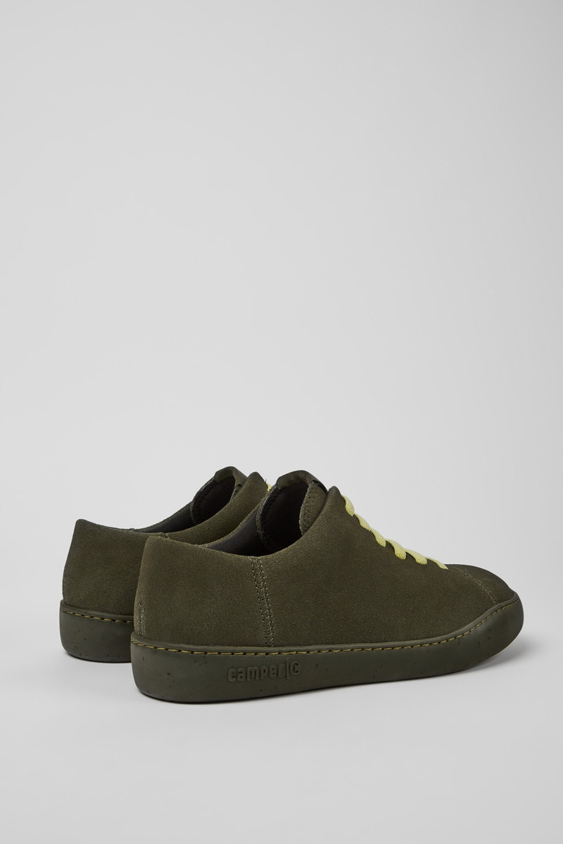 CAMPERLAB Green nubuck sneakers for men outlook