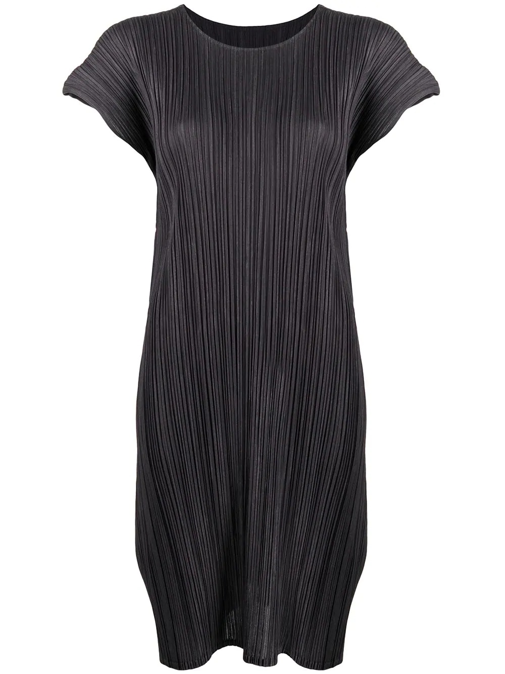 pleated shift dress - 1