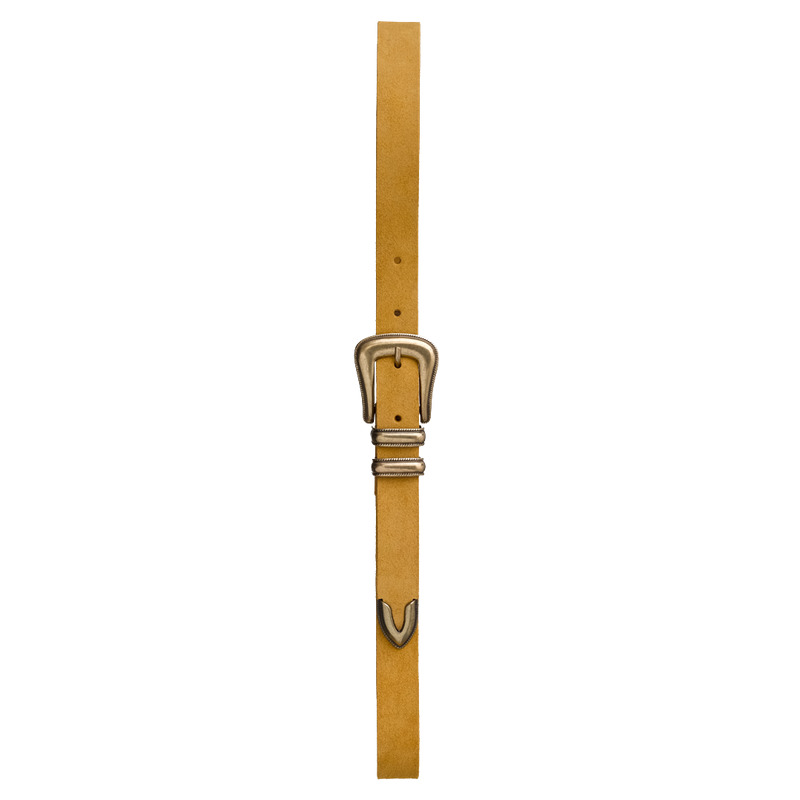 Western Suede Belt Lion - 3