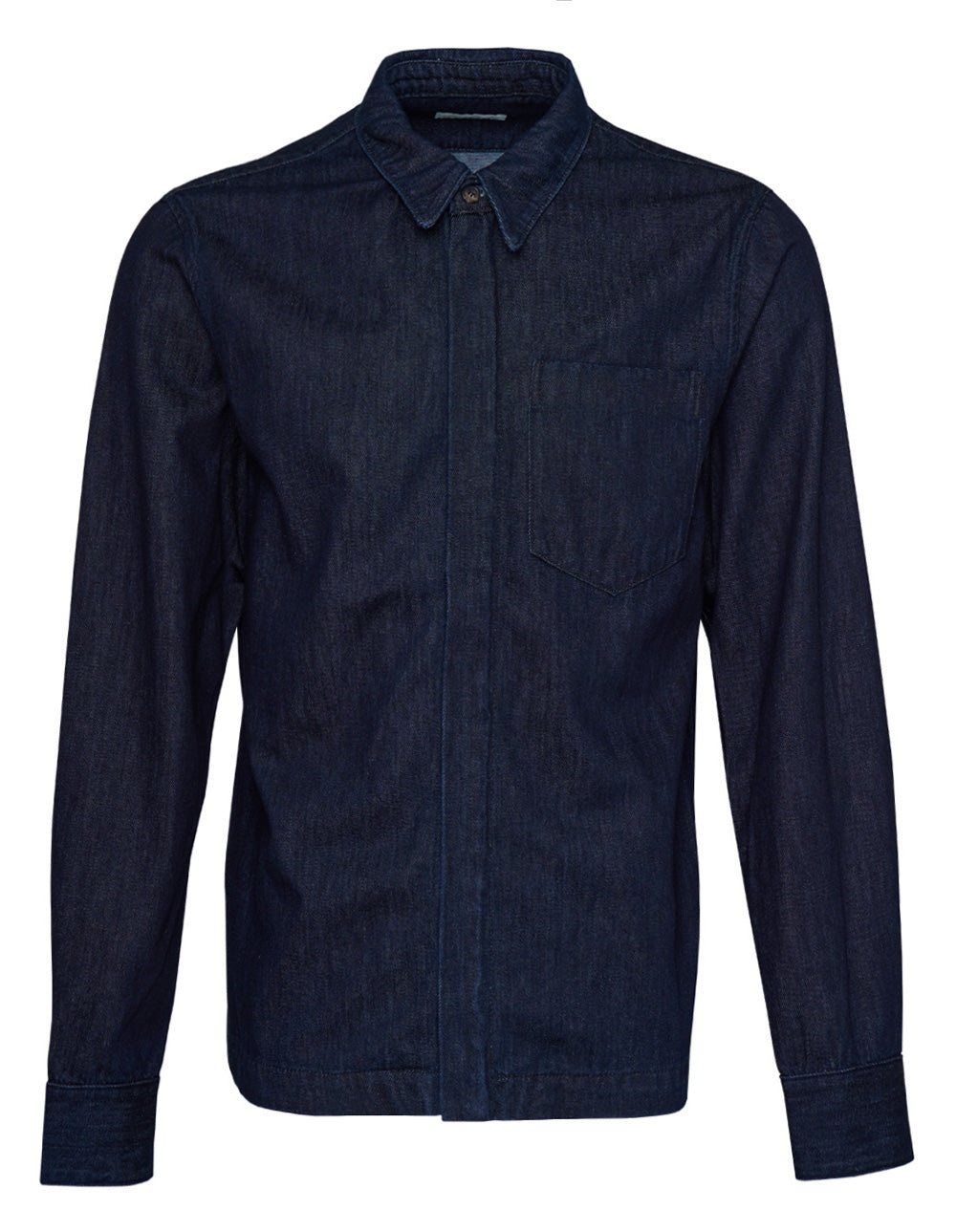 Light Weight Indigo Twill Blouson - 1