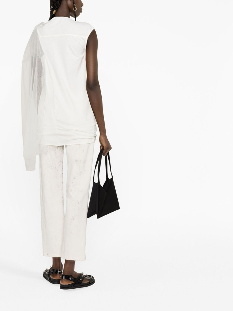 draped scarf-detail top 4