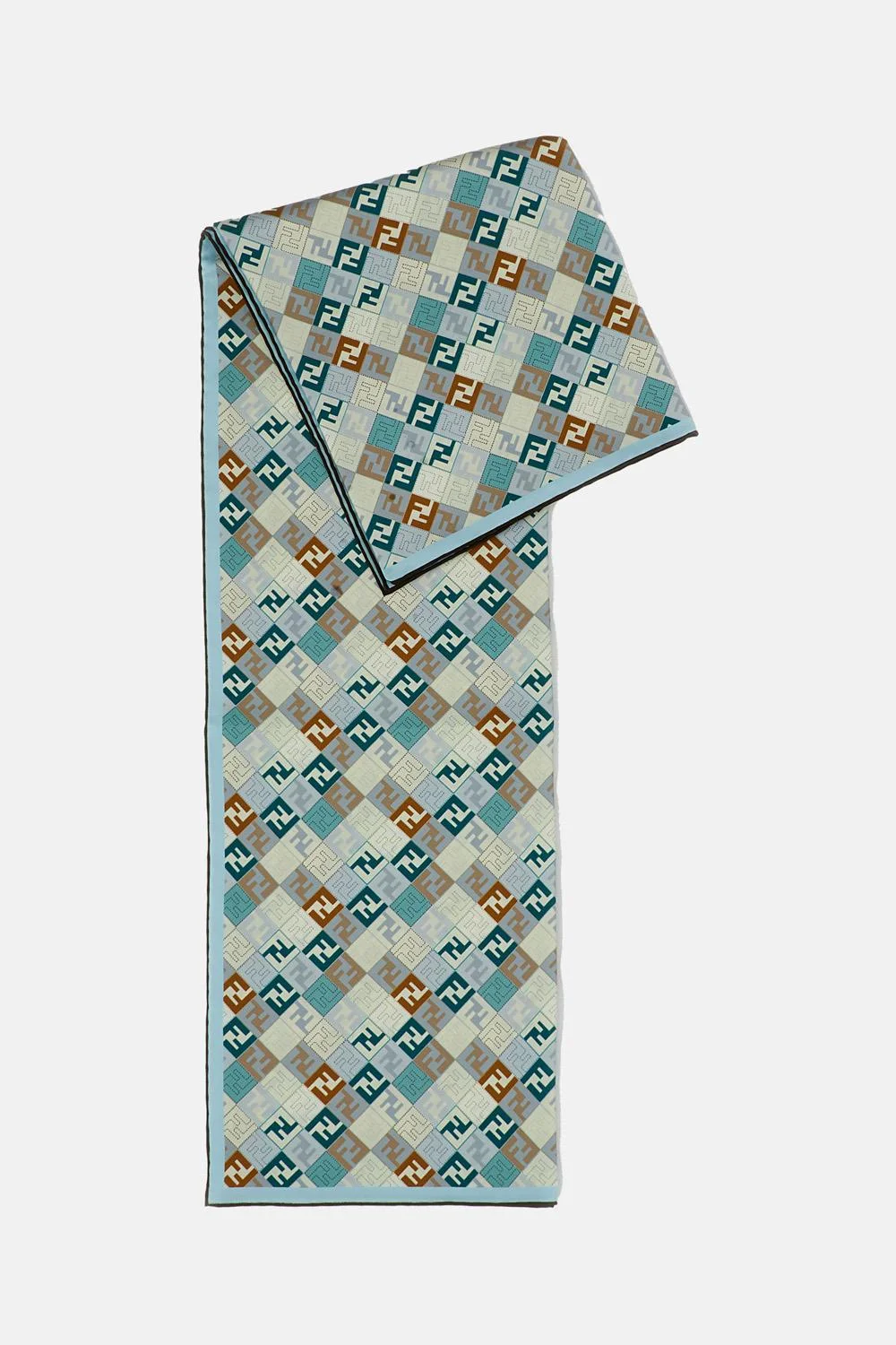 FF Grid Print Scarf - 1