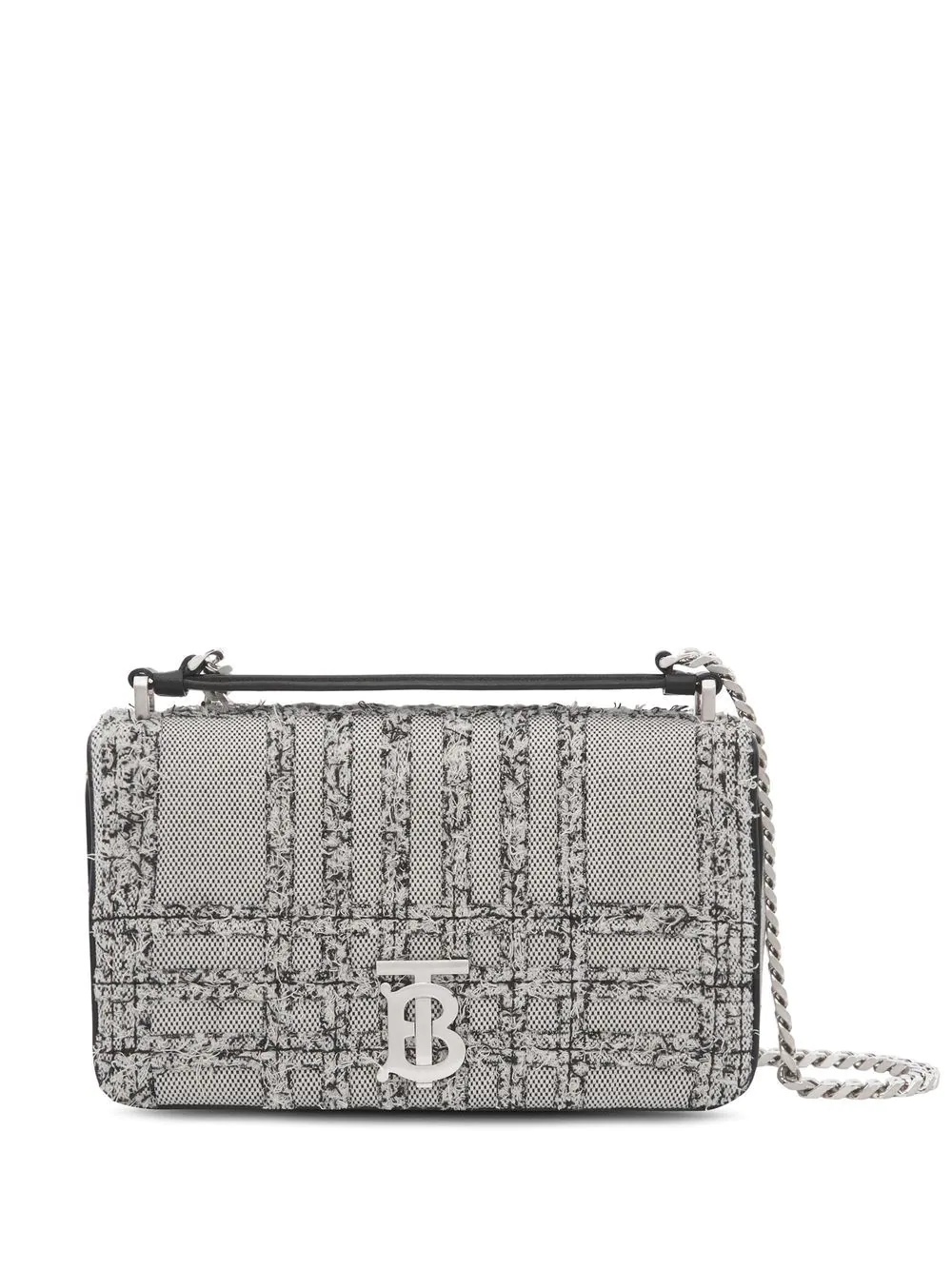 small perforated checked Lola bag - 1