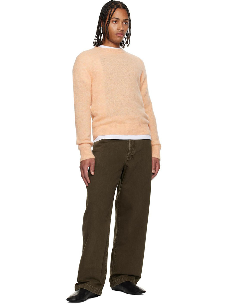 Dries Van Noten Orange Fitted Sweater outlook