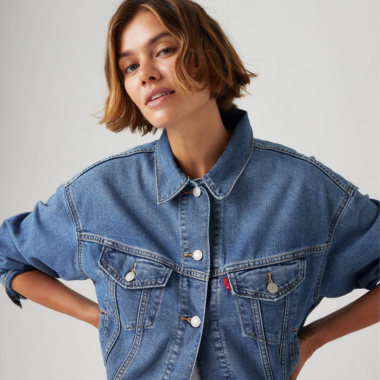 SHRUNKEN '90S TRUCKER JACKET - 5