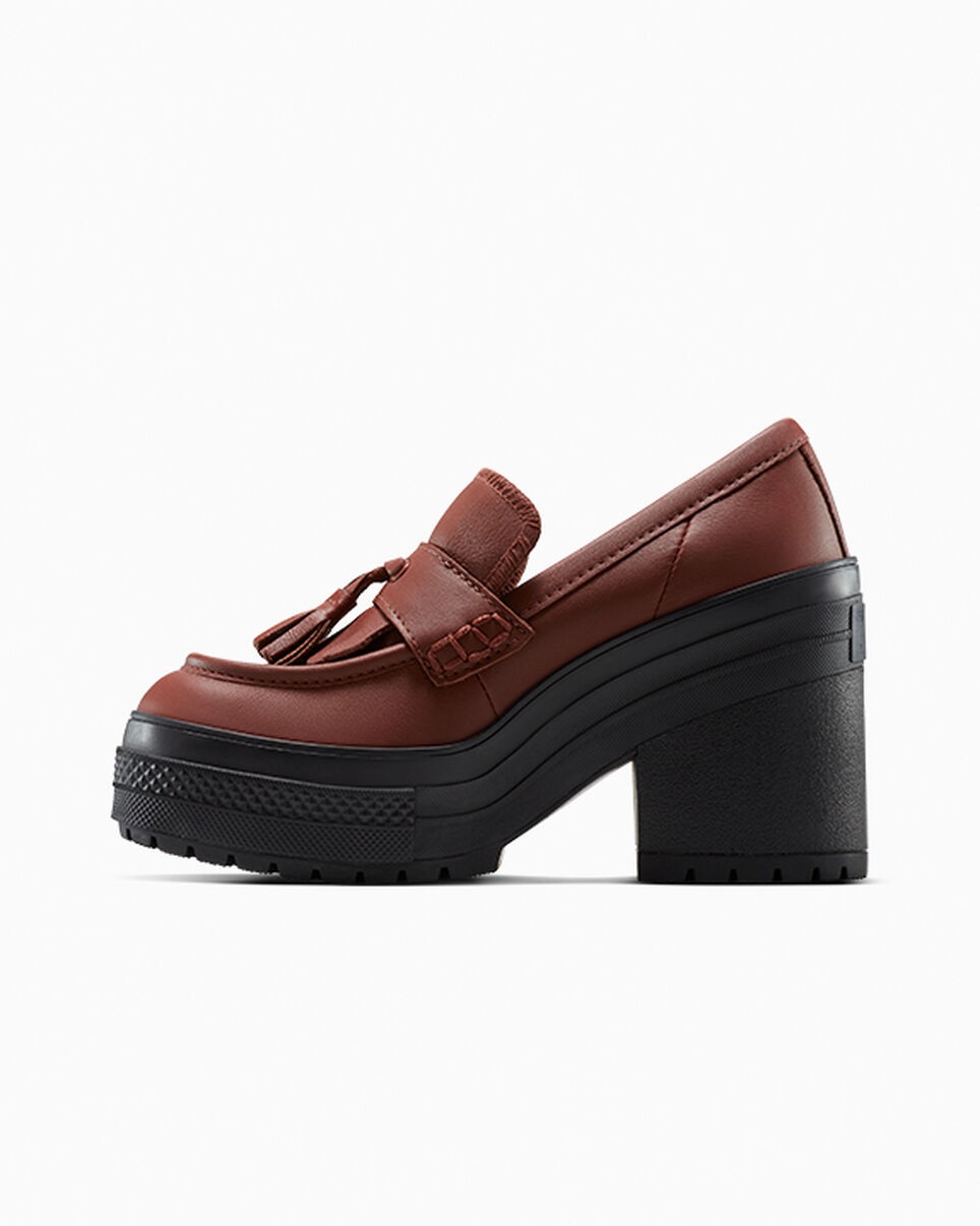 Chuck 70 De Luxe Heel Loafer Platform Leather - 2