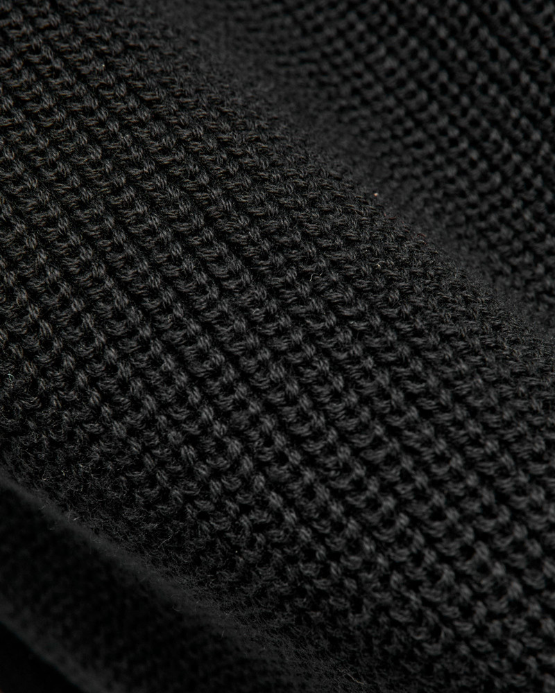 3sixteen Pima Cotton Crewneck Knit Sweater in Black outlook