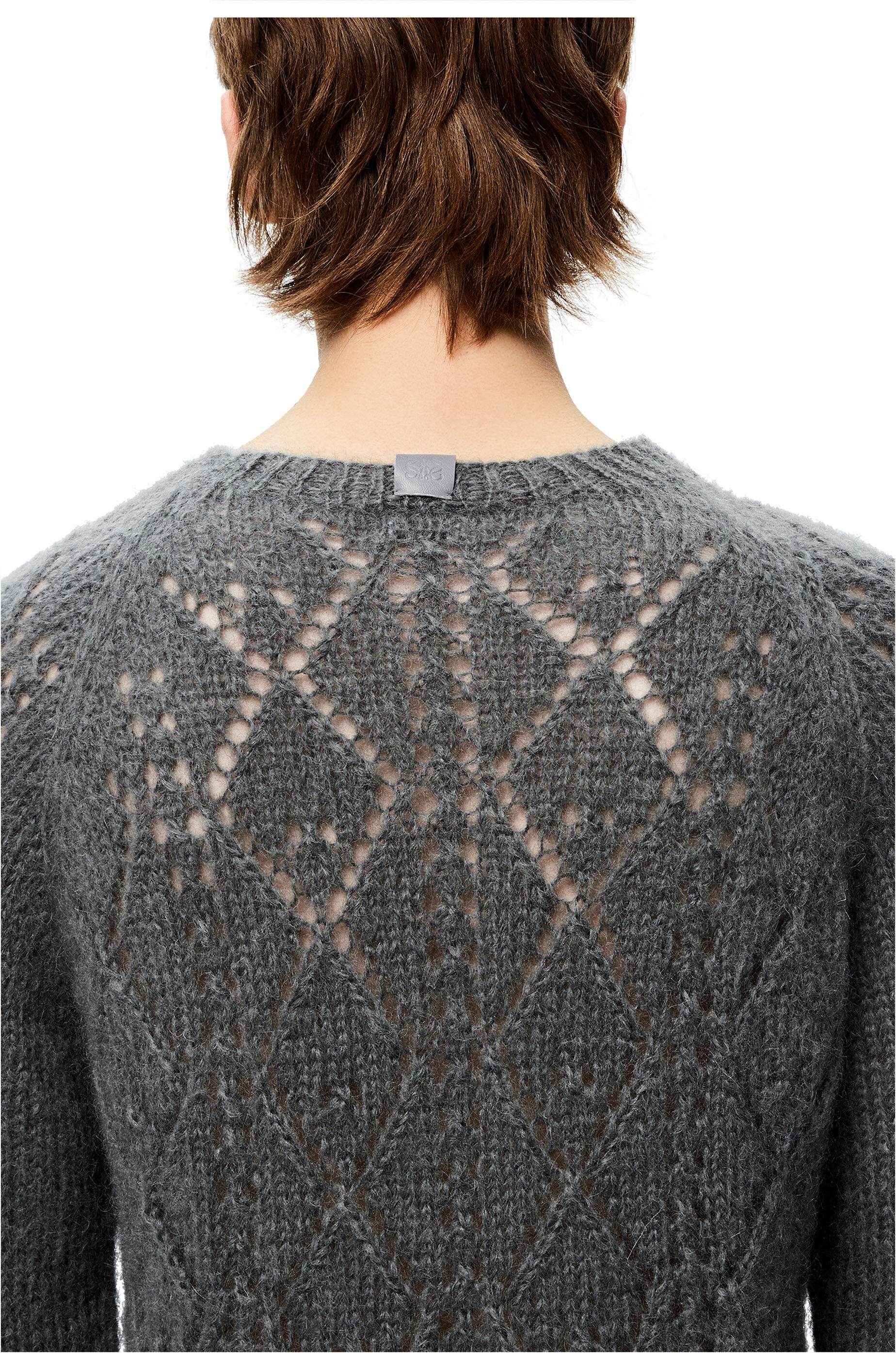 Open stitch sweater in mohair - 5