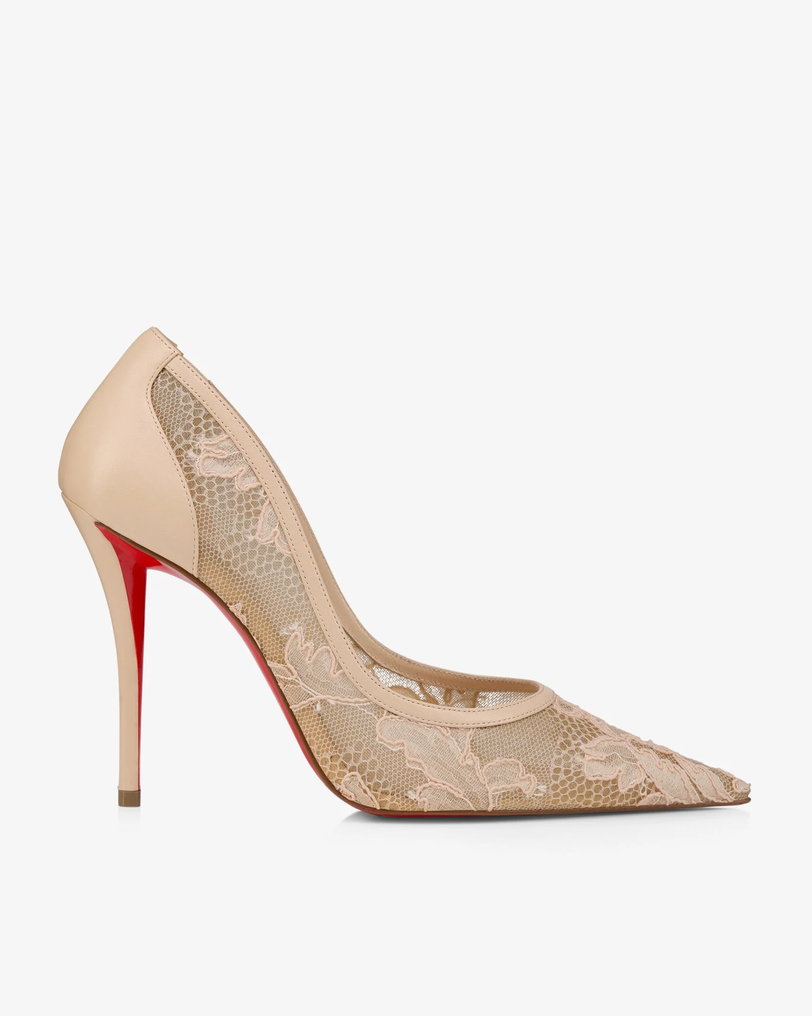 Miss Z mesh 100 light blush pumps - 1