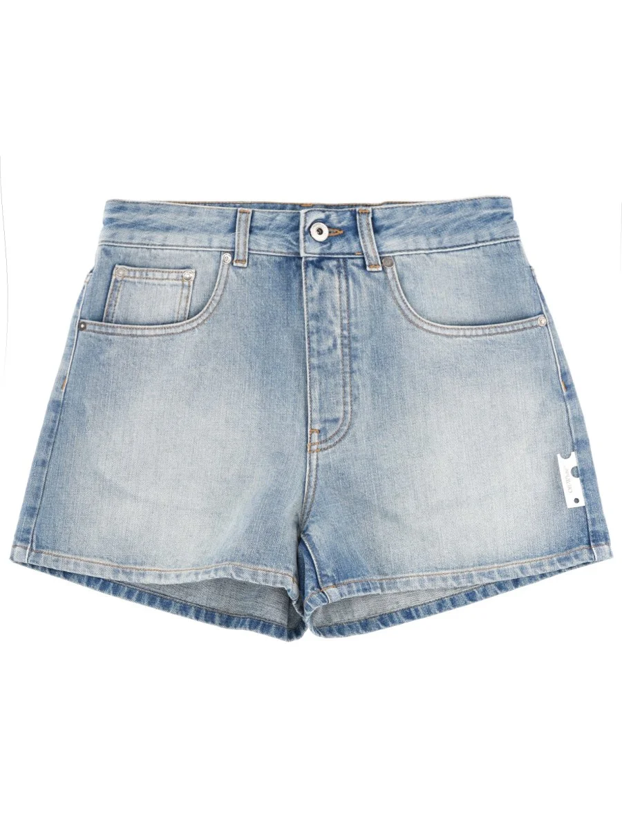 COTTON DENIM "DOLL" SHORTS - 1