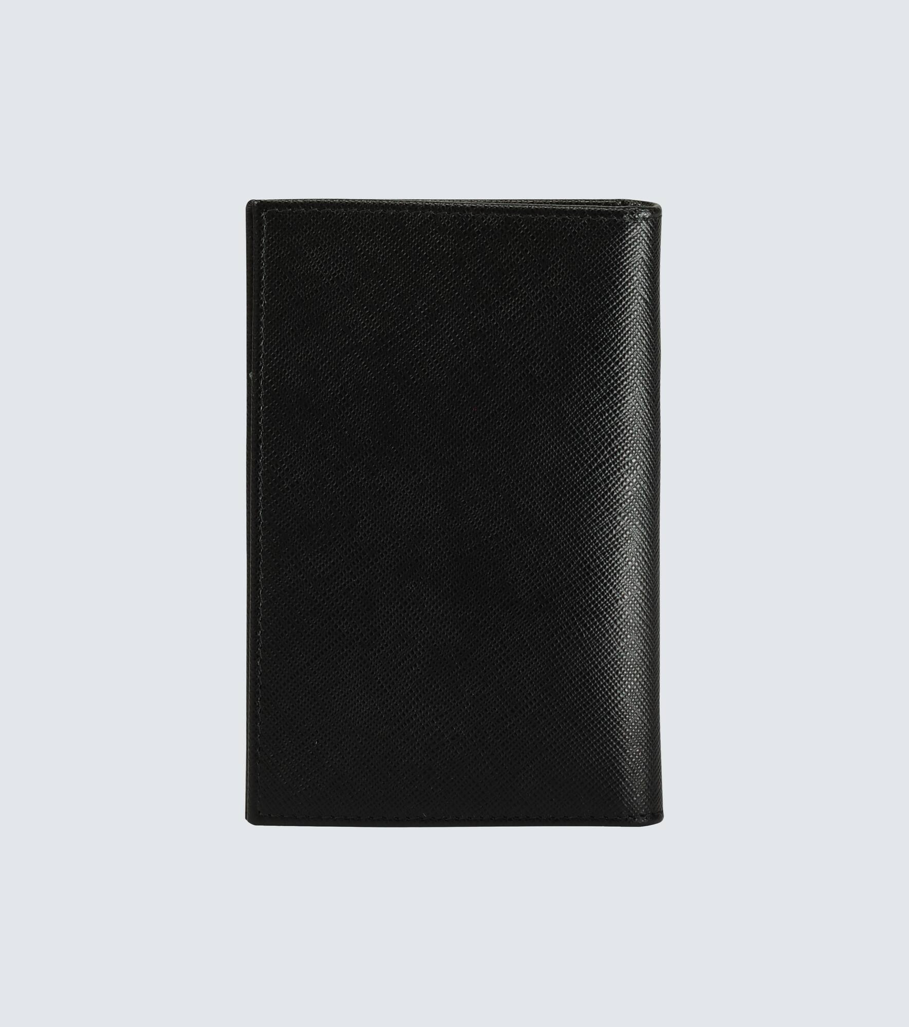 Billfold leather wallet with logo - 3