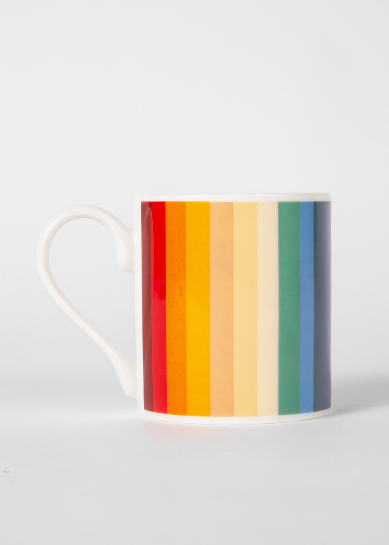 Bold Stripe Bone China Mug 4