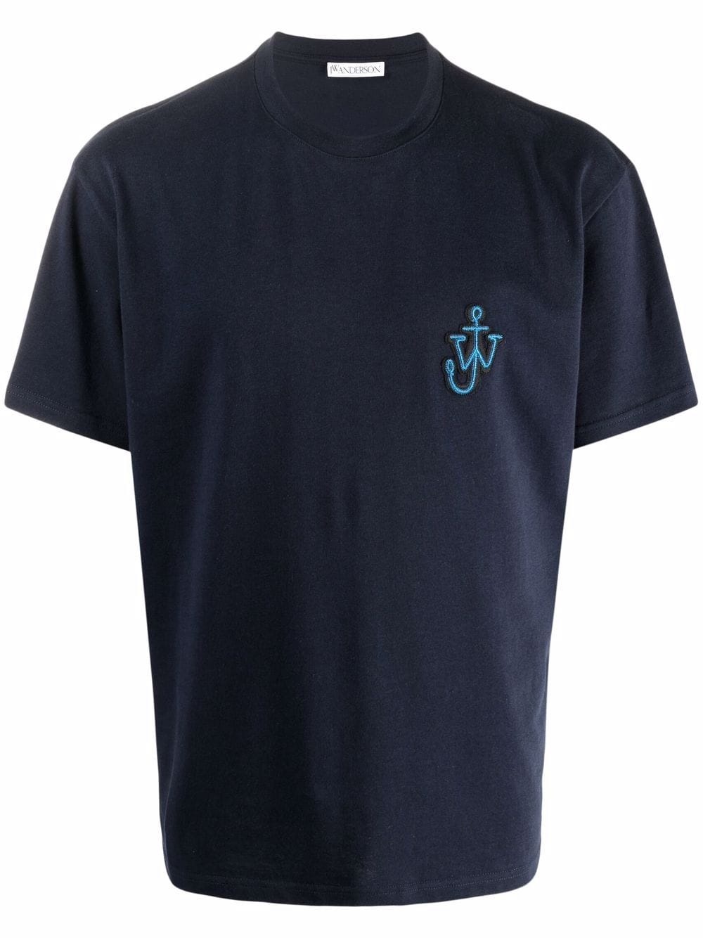 Anchor patch cotton T-shirt - 1