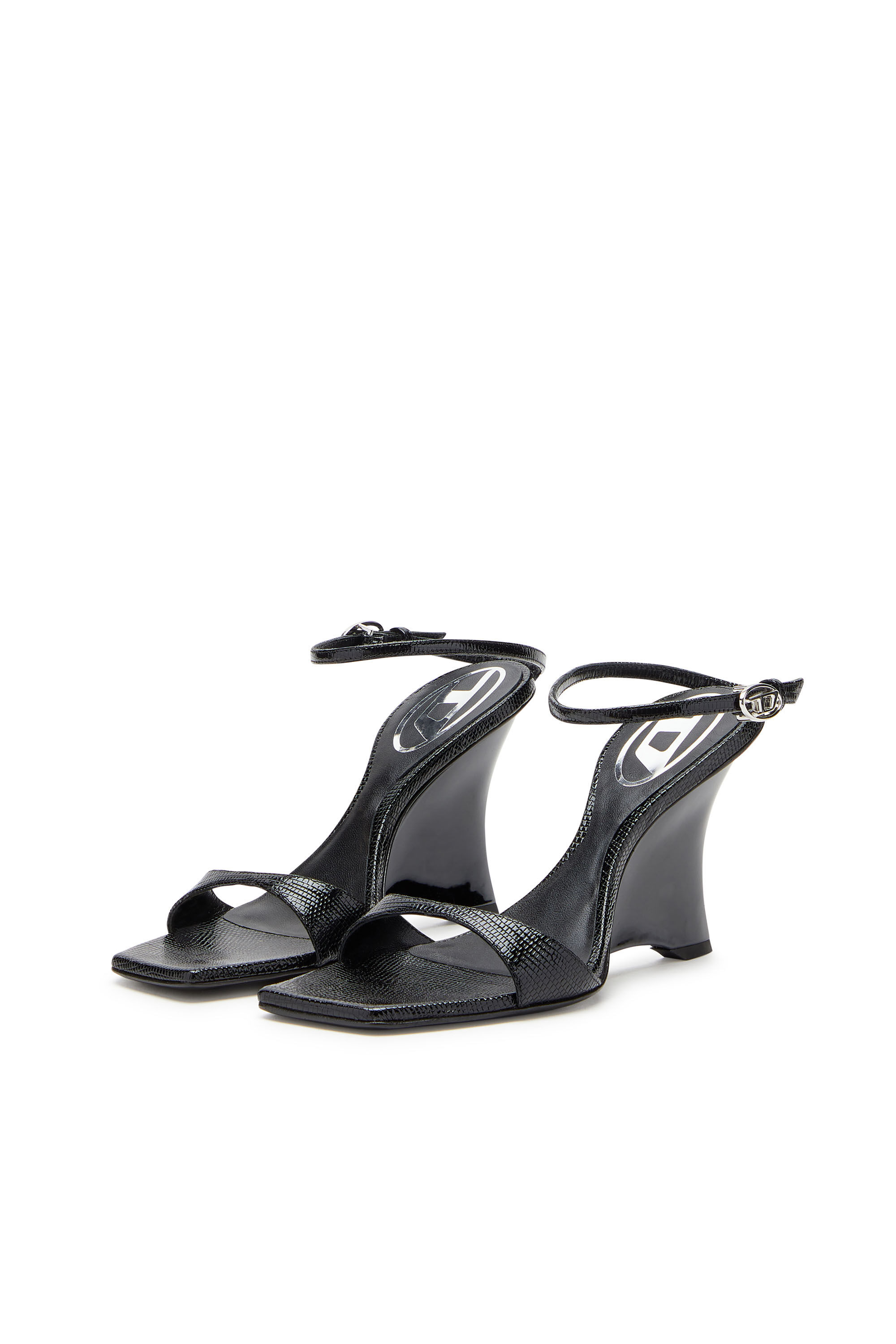 D-AMBER SANDAL WEDGE - 8