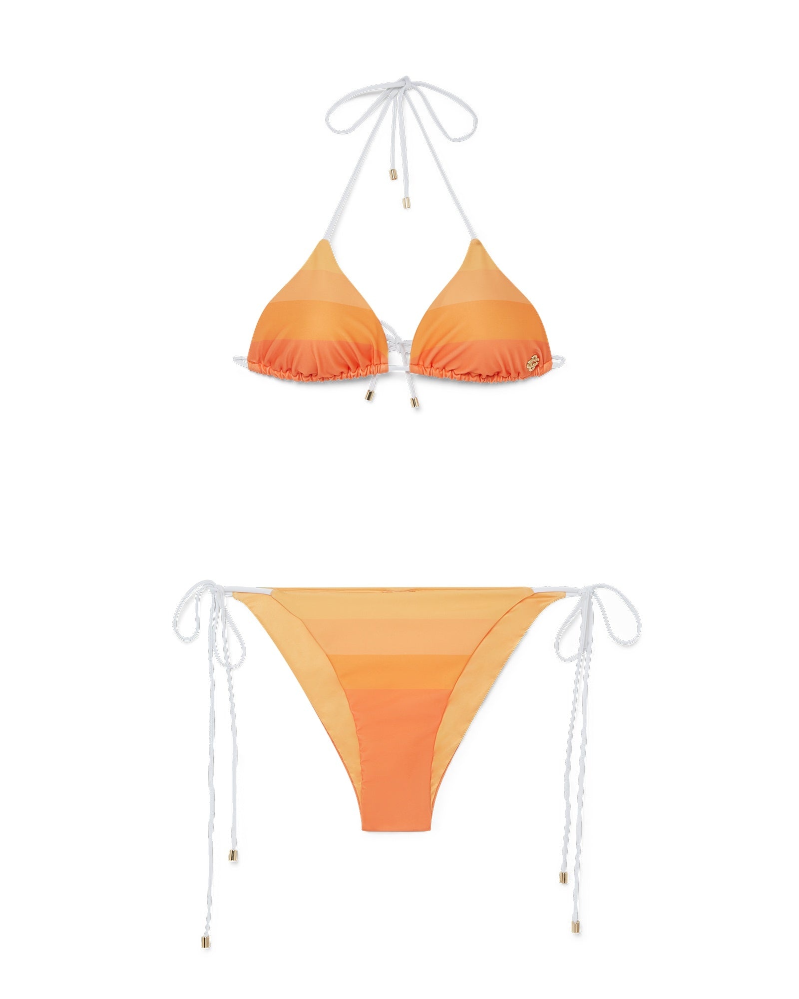 Yellow Gradient Bikini Set - 1