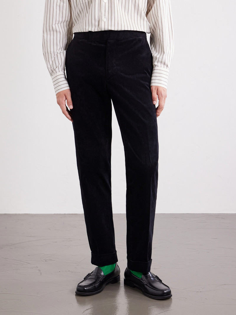 Chester Tapered Cotton-Blend Corduroy Suit Trousers 3