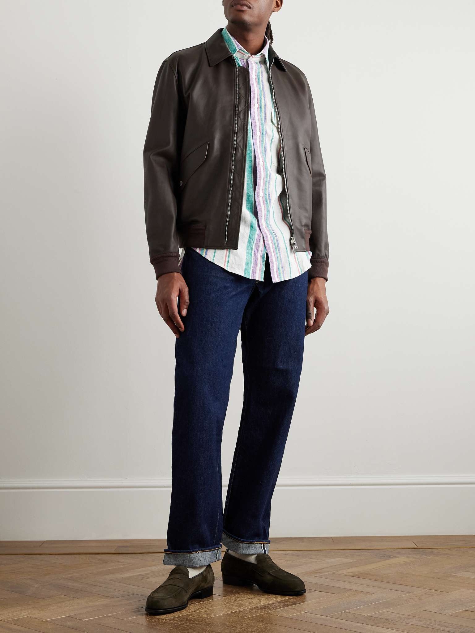 Striped Linen and Cotton-Blend Shirt - 2