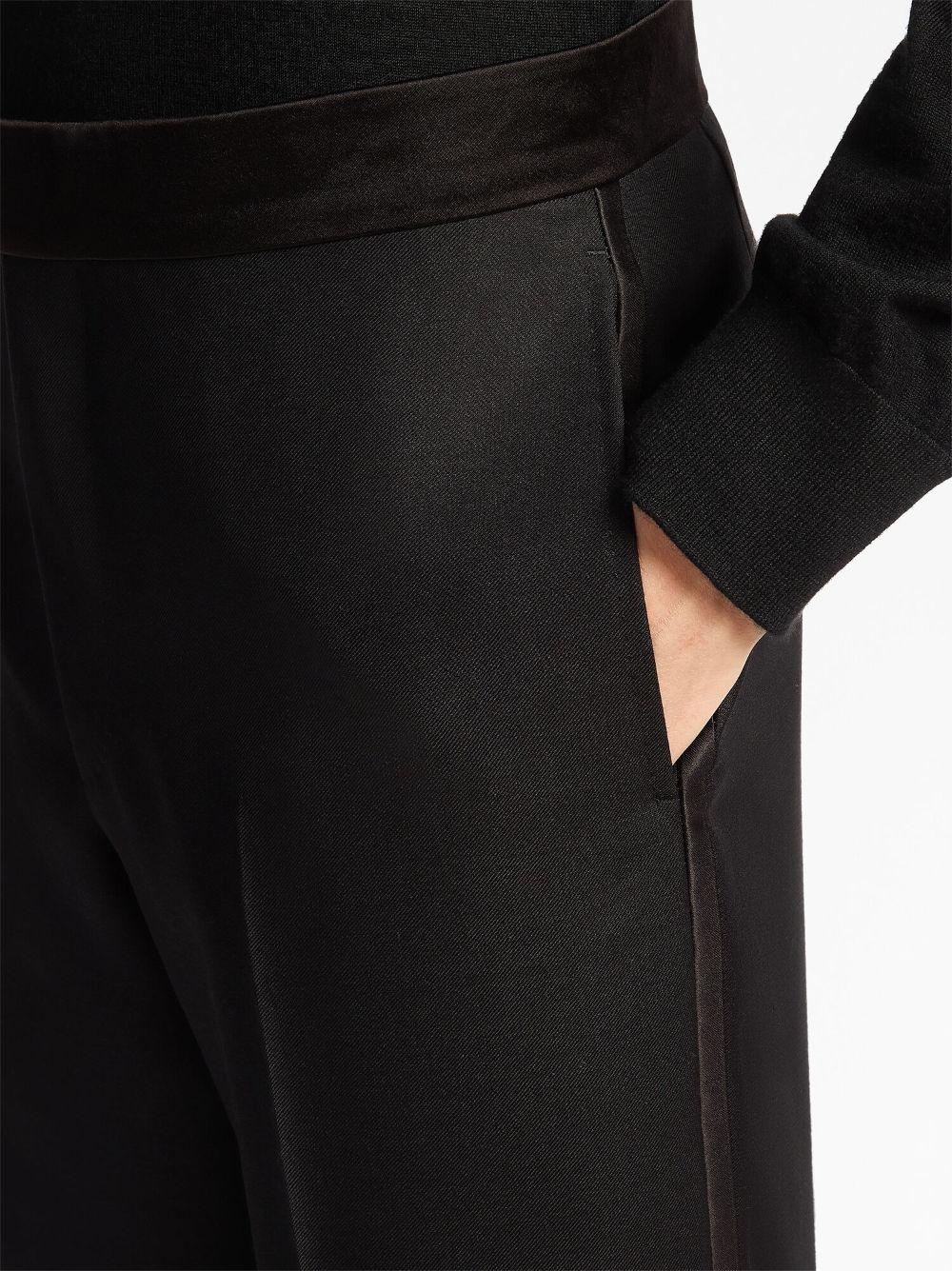 wool-mohair tailored trousers - 6