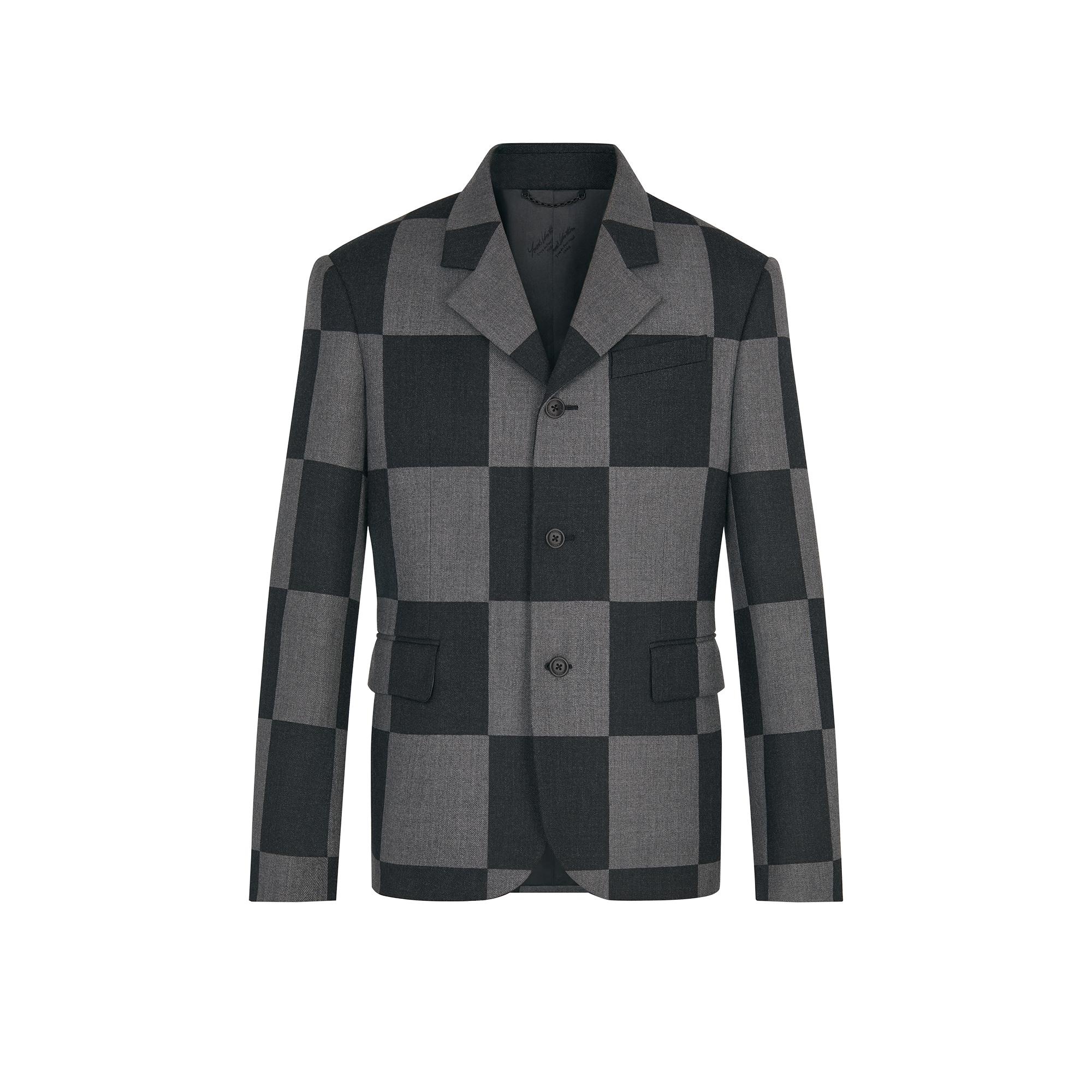 Giant Damier 3-Button Jacket - 1