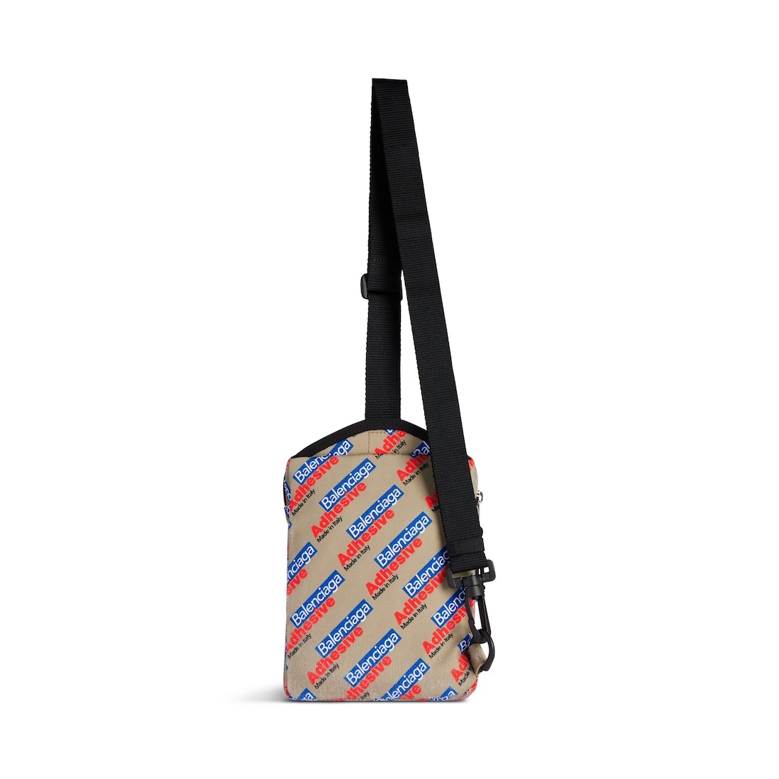 Men's Explorer Crossbody Messenger Bag  in Beige/red/blue - 4
