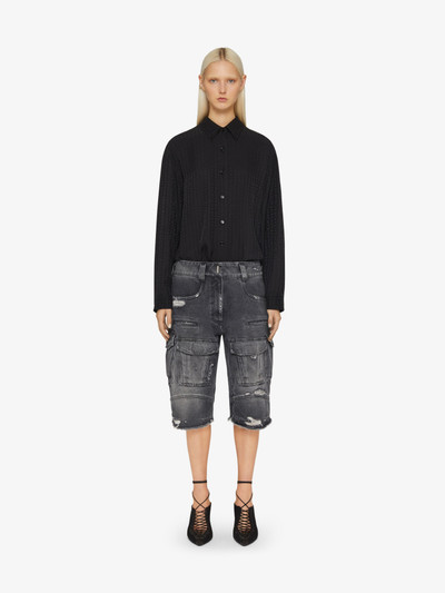 Givenchy OVERSIZED SHIRT IN GIVENCHY SILK outlook