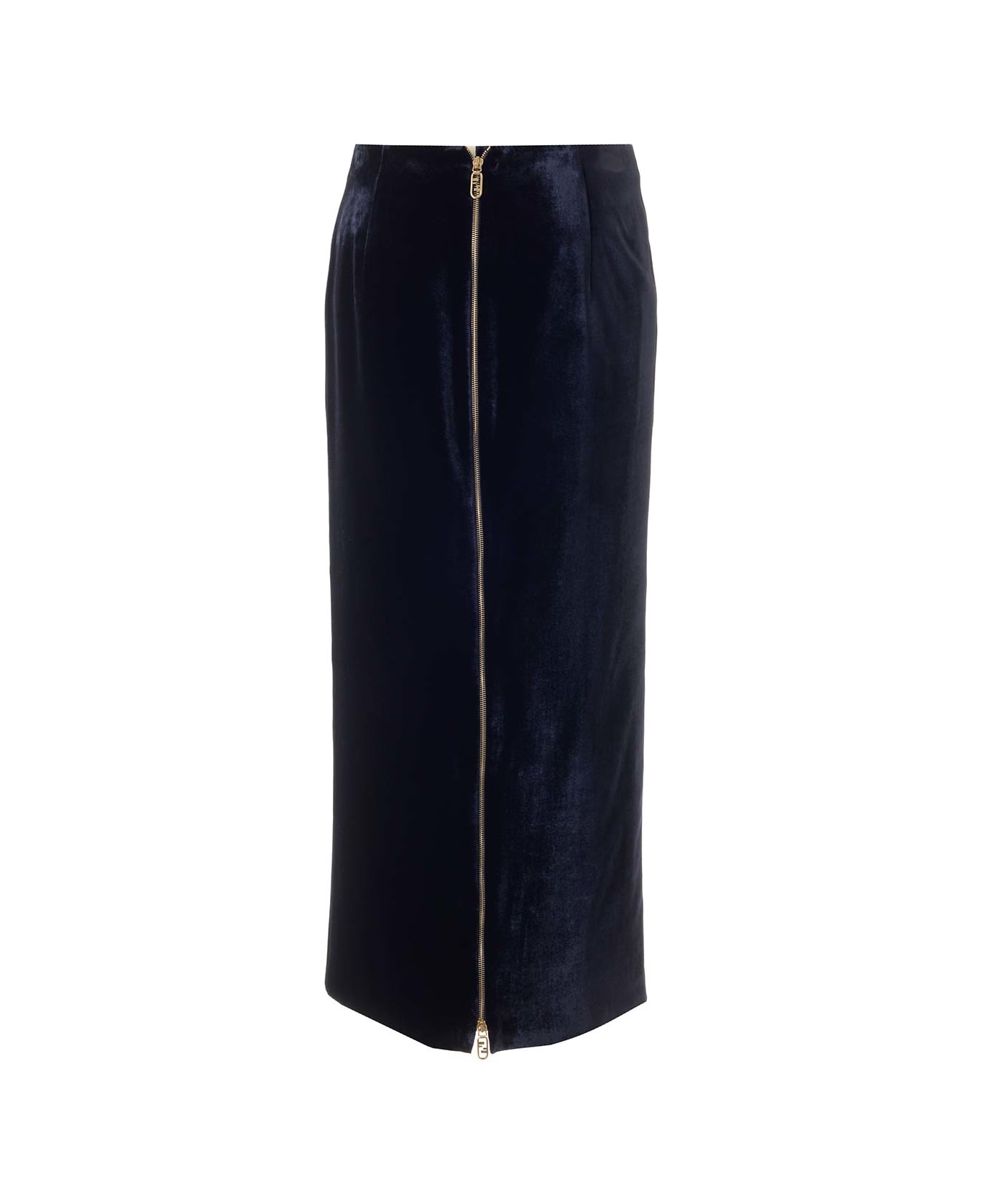 Velvet Pencil Skirt - 2