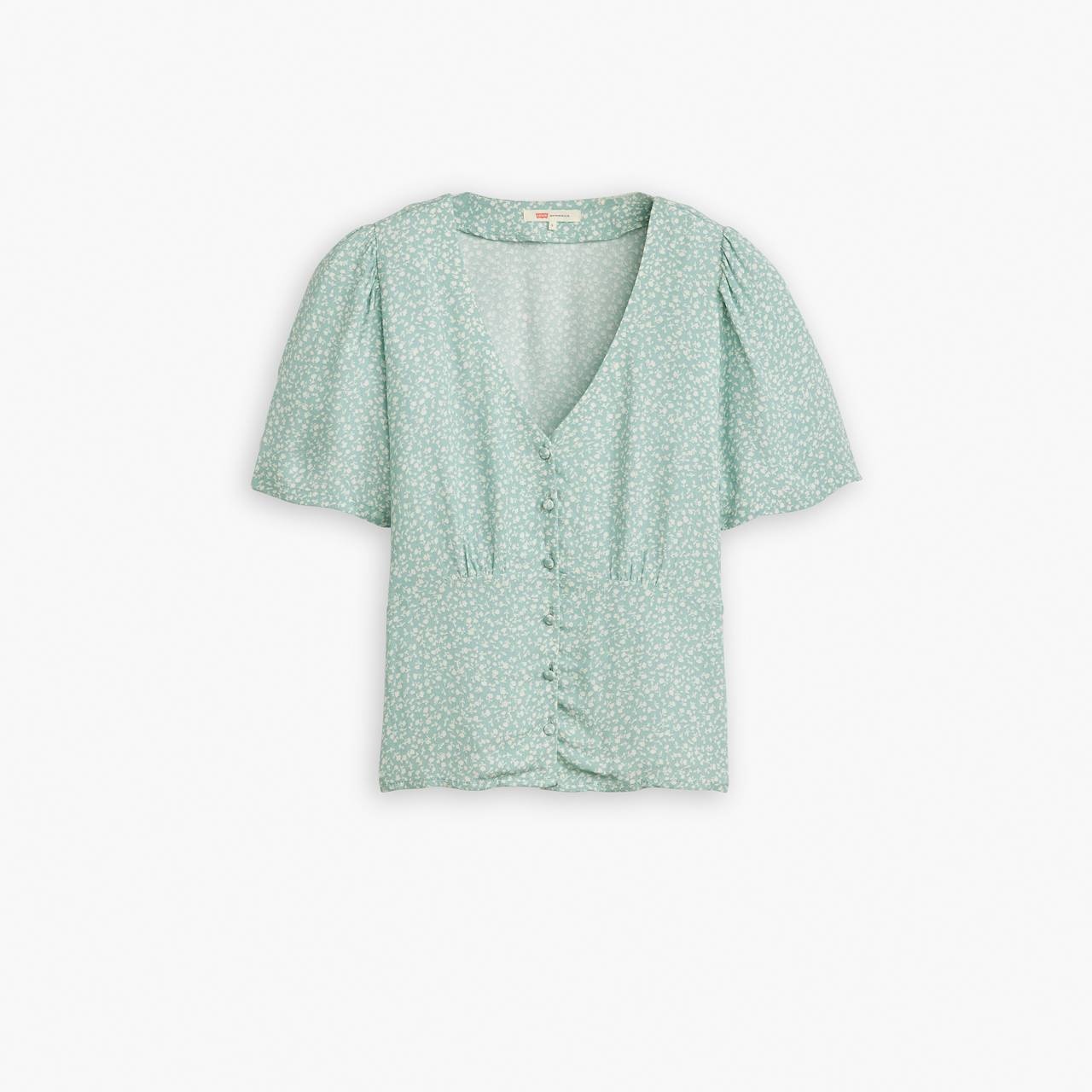 DOLORES SHORT SLEEVE BLOUSE - 1