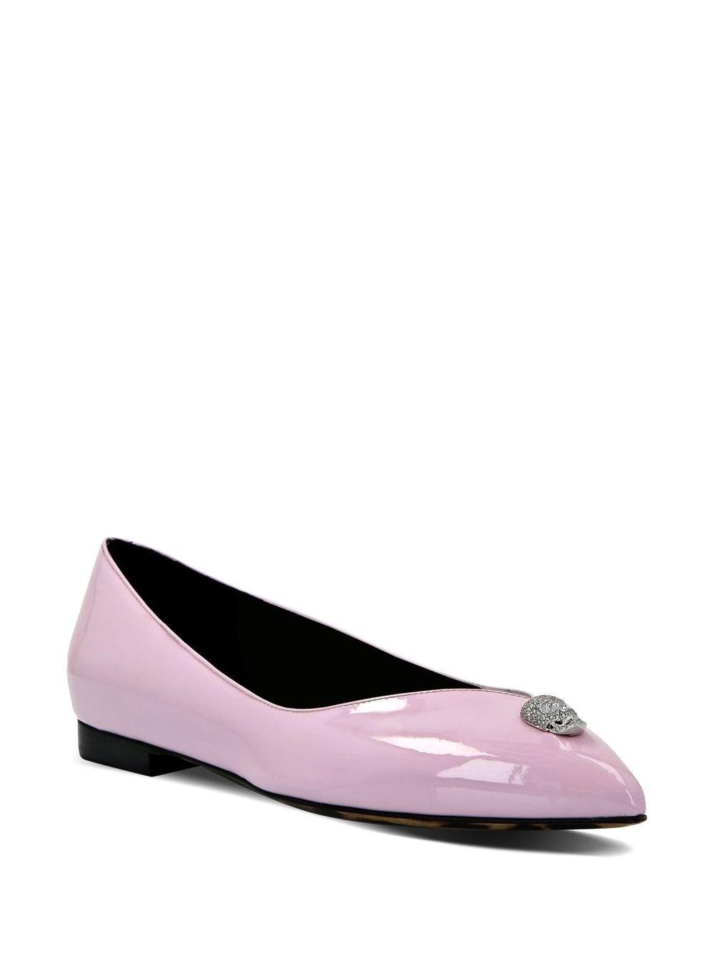 Skull-charm ballerina shoes - 2