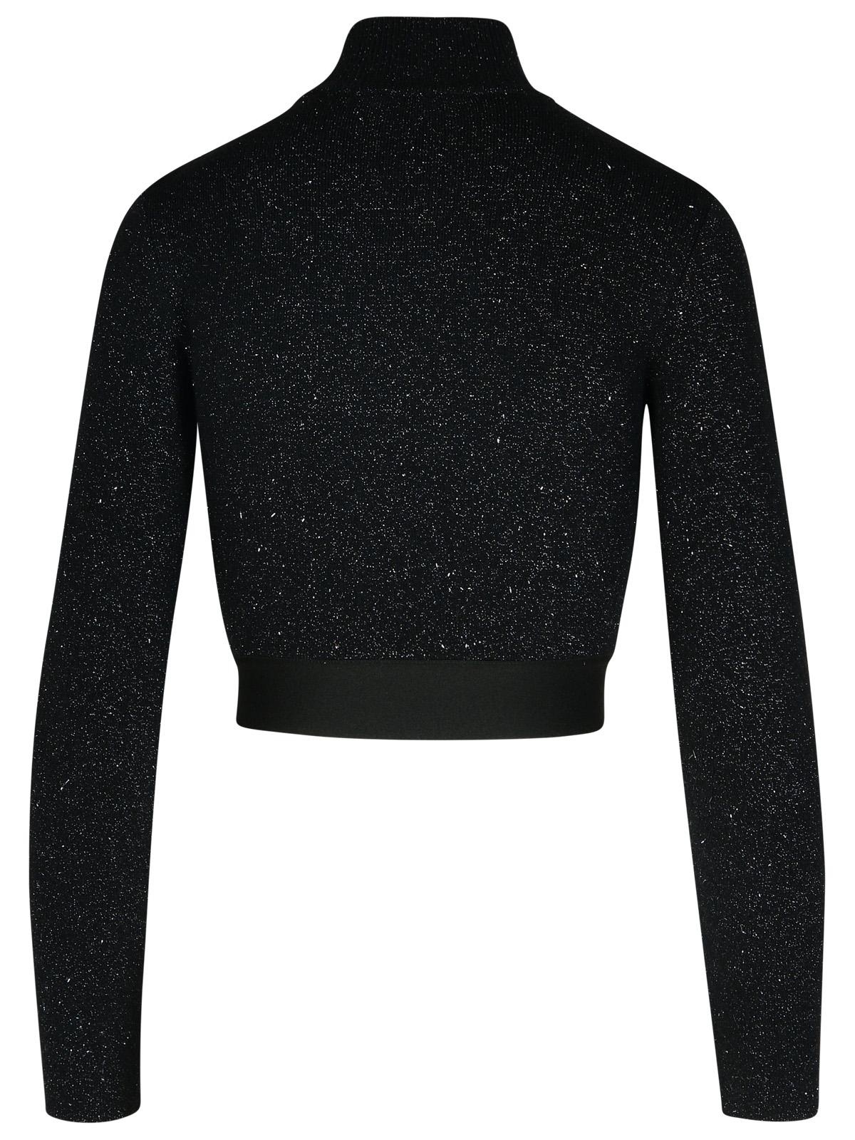 Palm Angels Crop Top In Black Viscose Blend Woman - 3