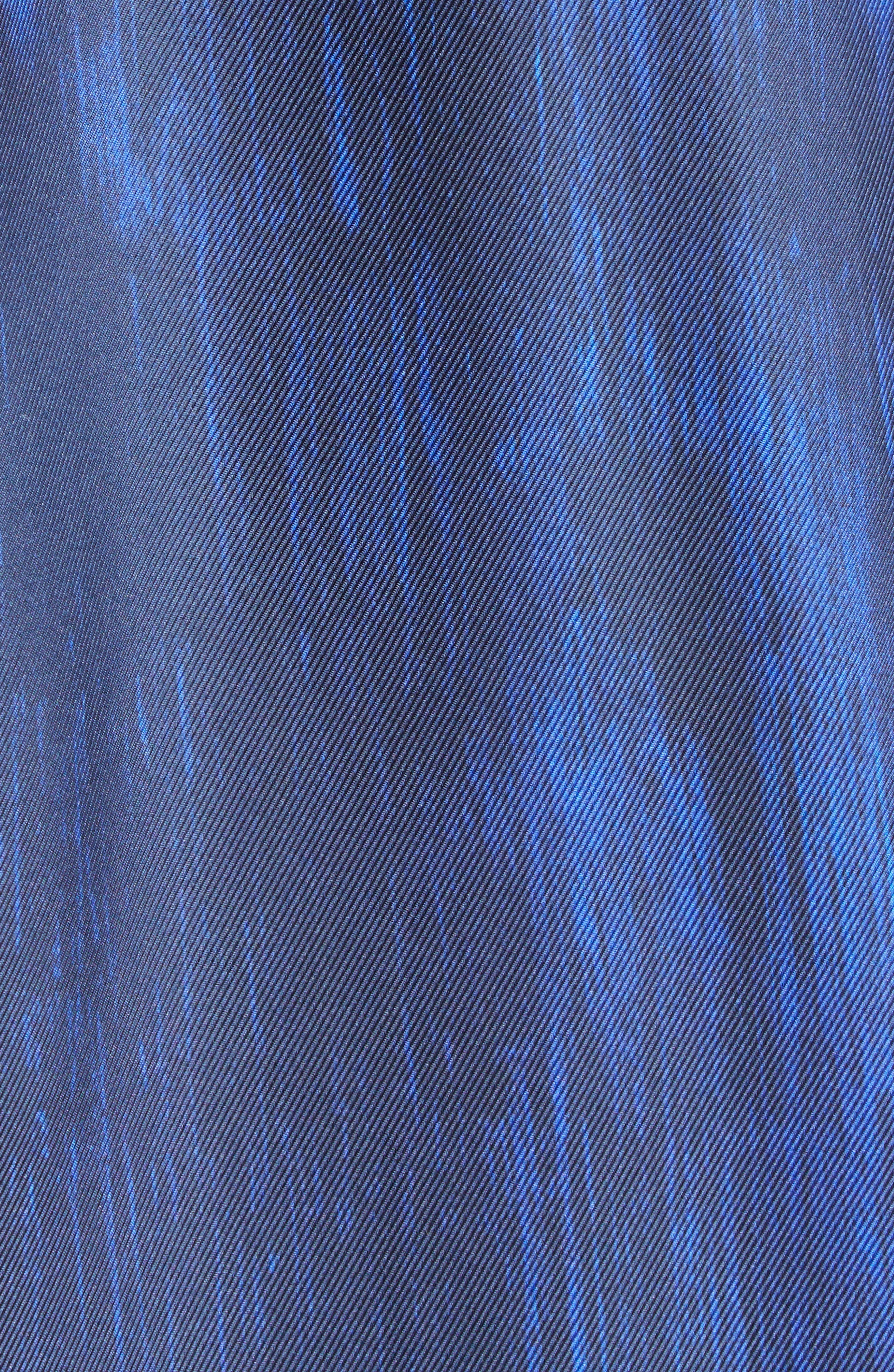 Proenza Schouler Wilma Abstract Print Layered Silk Dress in Cobalt Multi at Nordstrom - 7